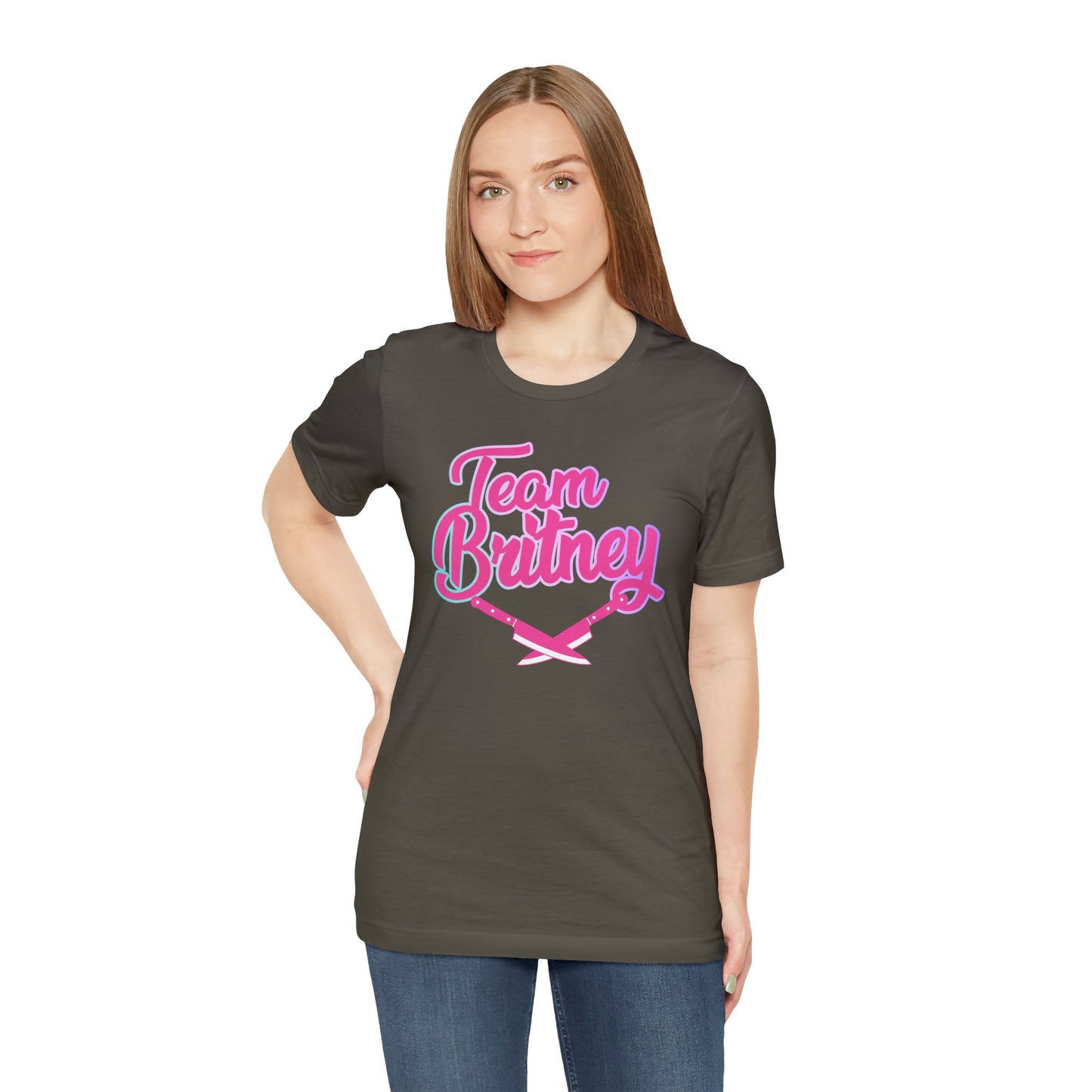 Team Britney (Knives) Unisex Jersey Short Sleeve Tee