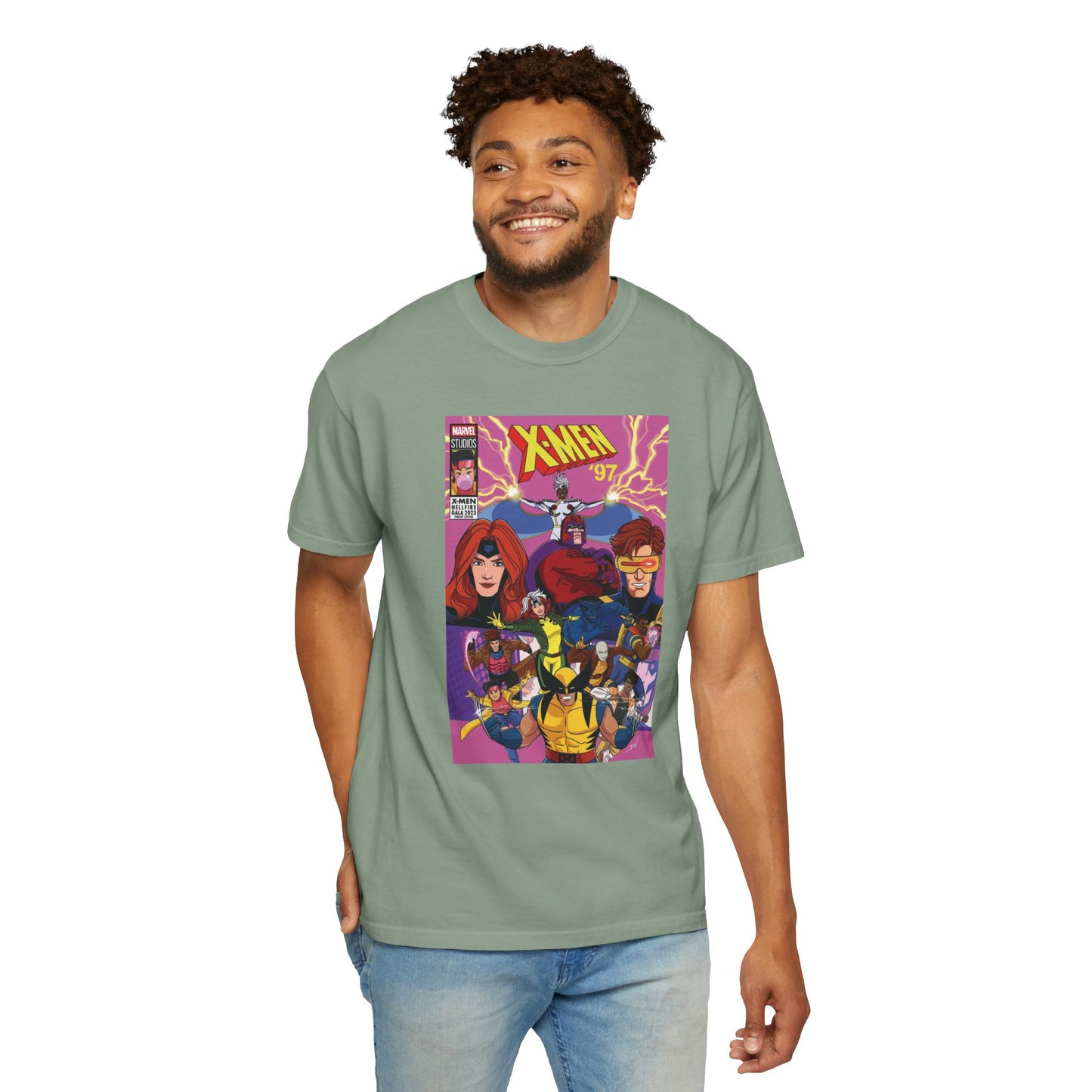 Xmen '97 retro Unisex Garment-Dyed T-shirt