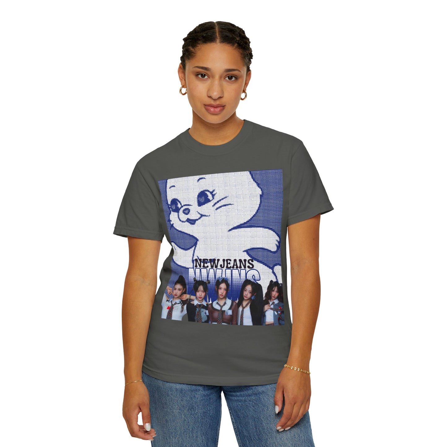 New Jeans Kpop girlgroup Unisex Garment-Dyed T-shirt