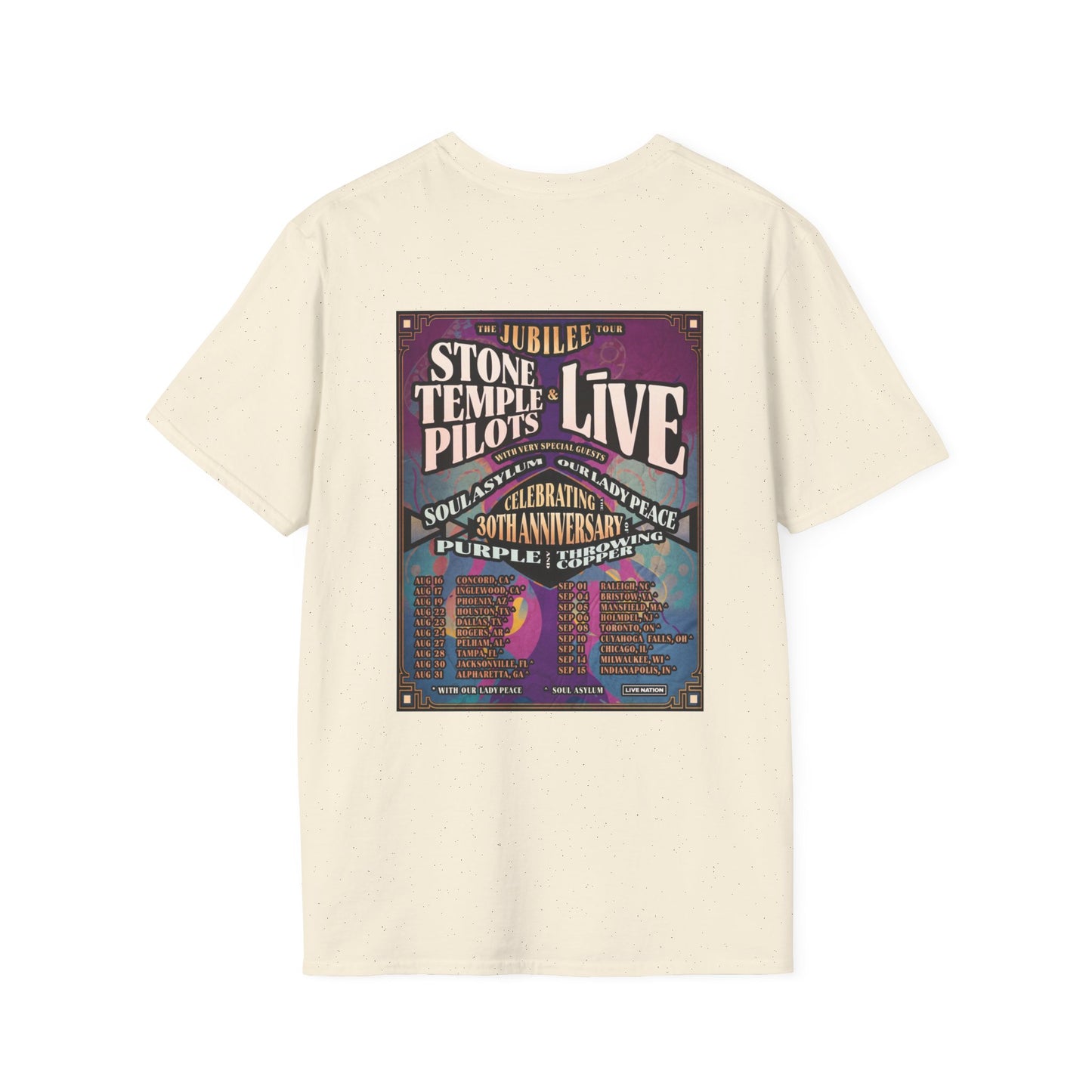 Jubilee Tour Stone Temple Pilots Live 2024 Unisex Softstyle T-Shirt