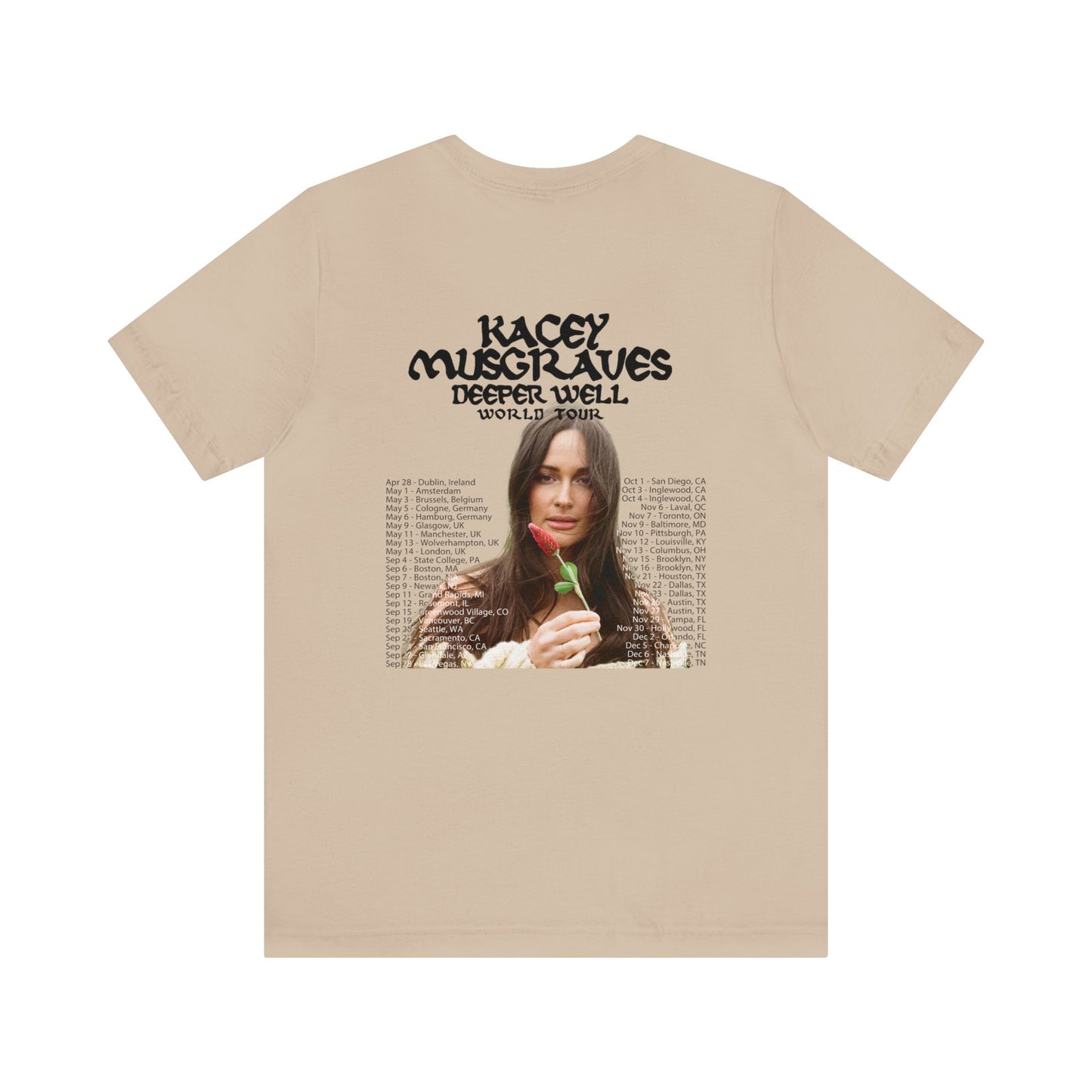 Deeper Well World 2024 Tour (Kacey Musgraves) Unisex Shirt