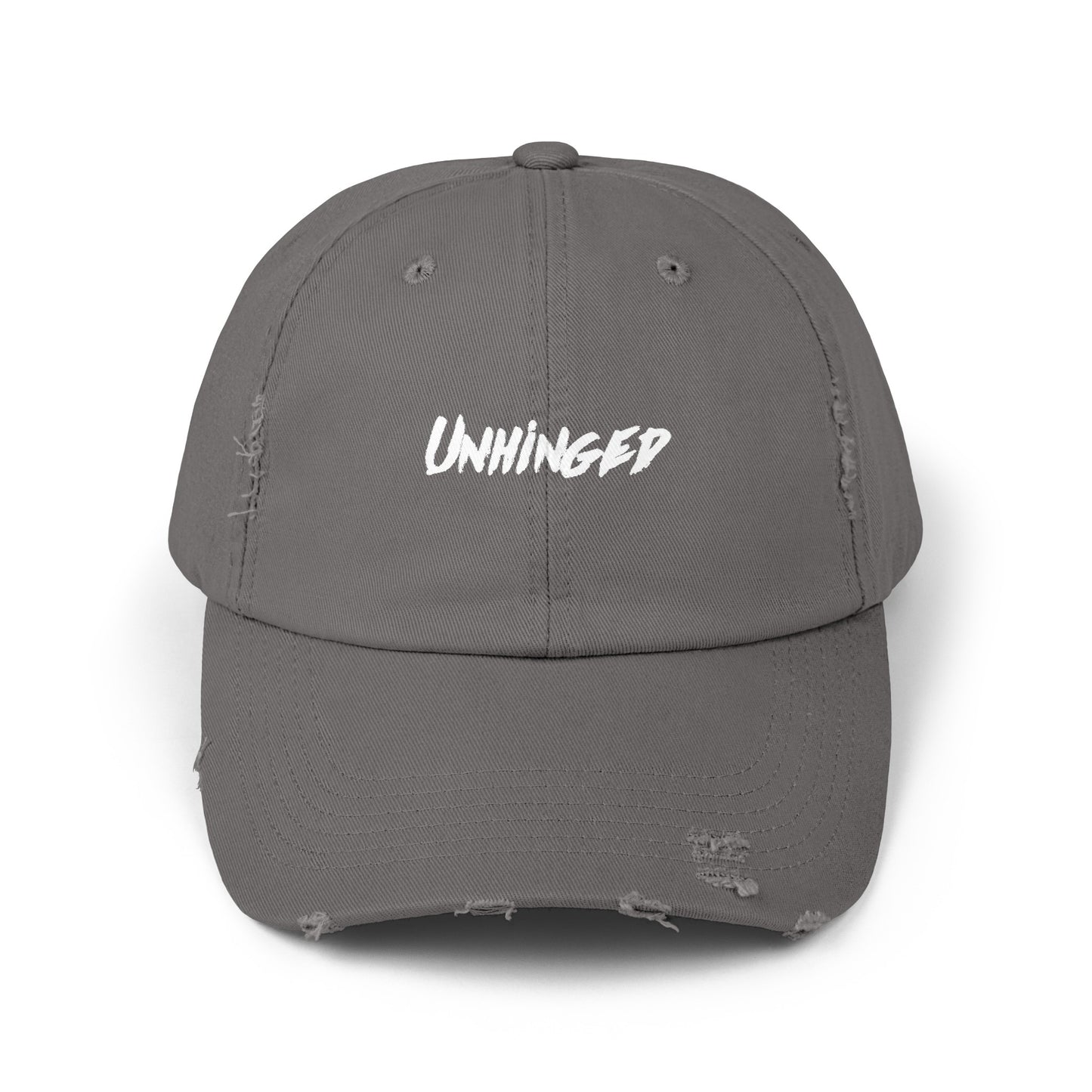 Unhinged Unisex Distressed Cap