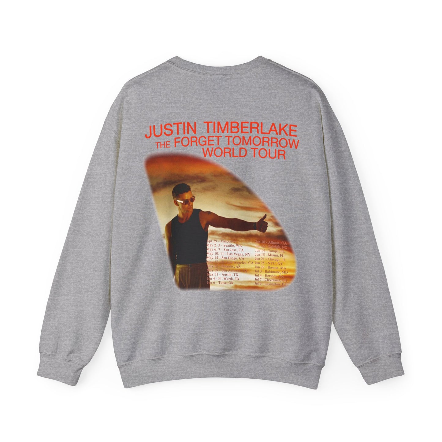 Forget Tomorrow Tour (Justin Timberlake 2024) Sweatshirt