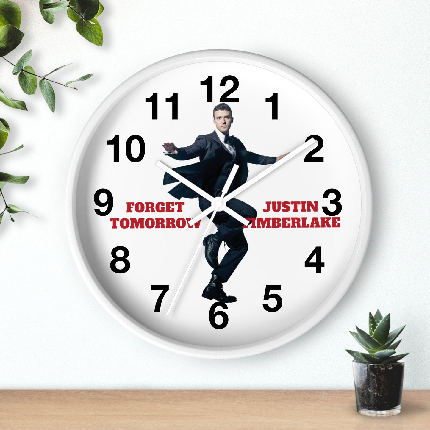 Justin Timberlake Forget Tomorrow 2024 Wall Clock