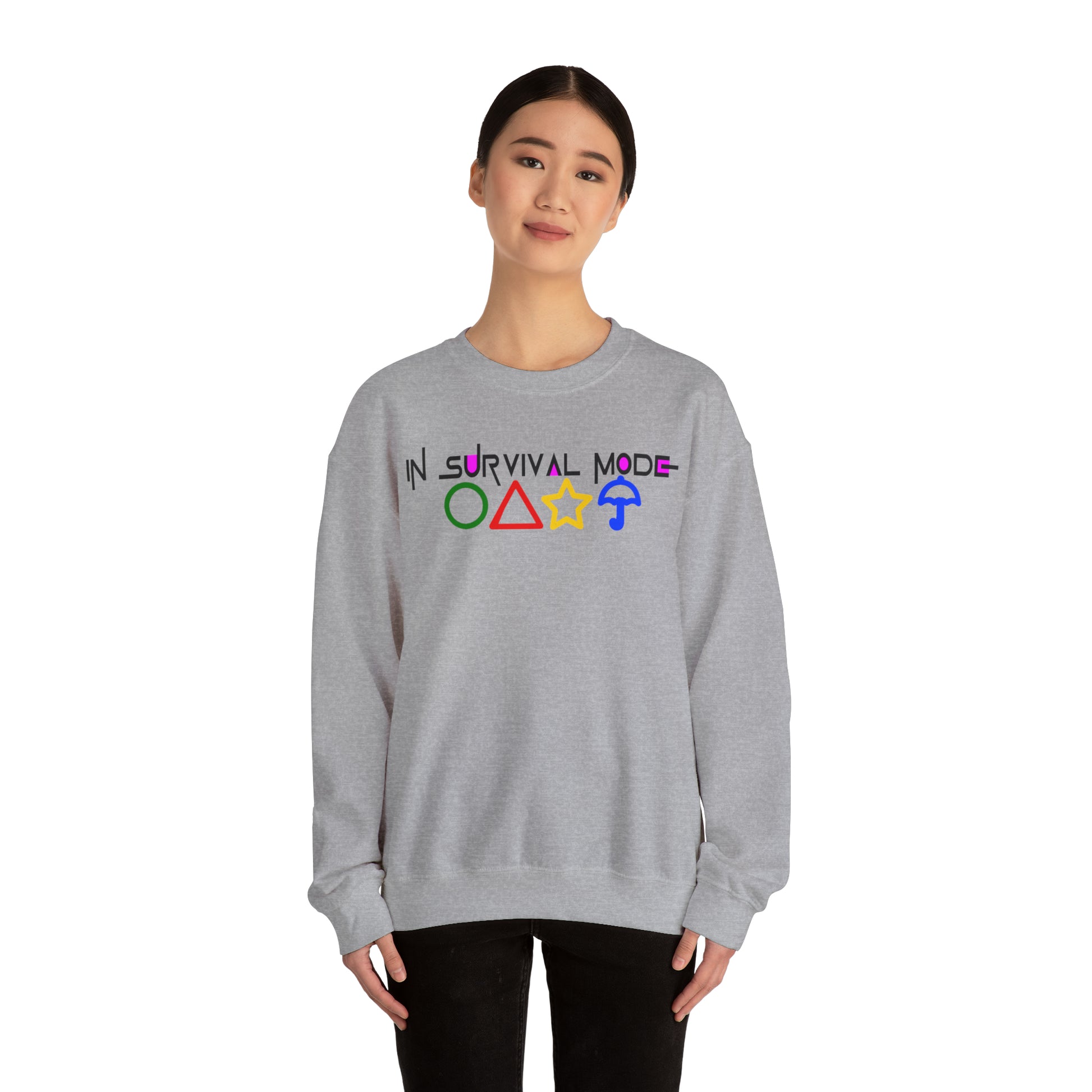 "In Survival Mode" (Squid Game) cookie challenge symbol Sweatshirt