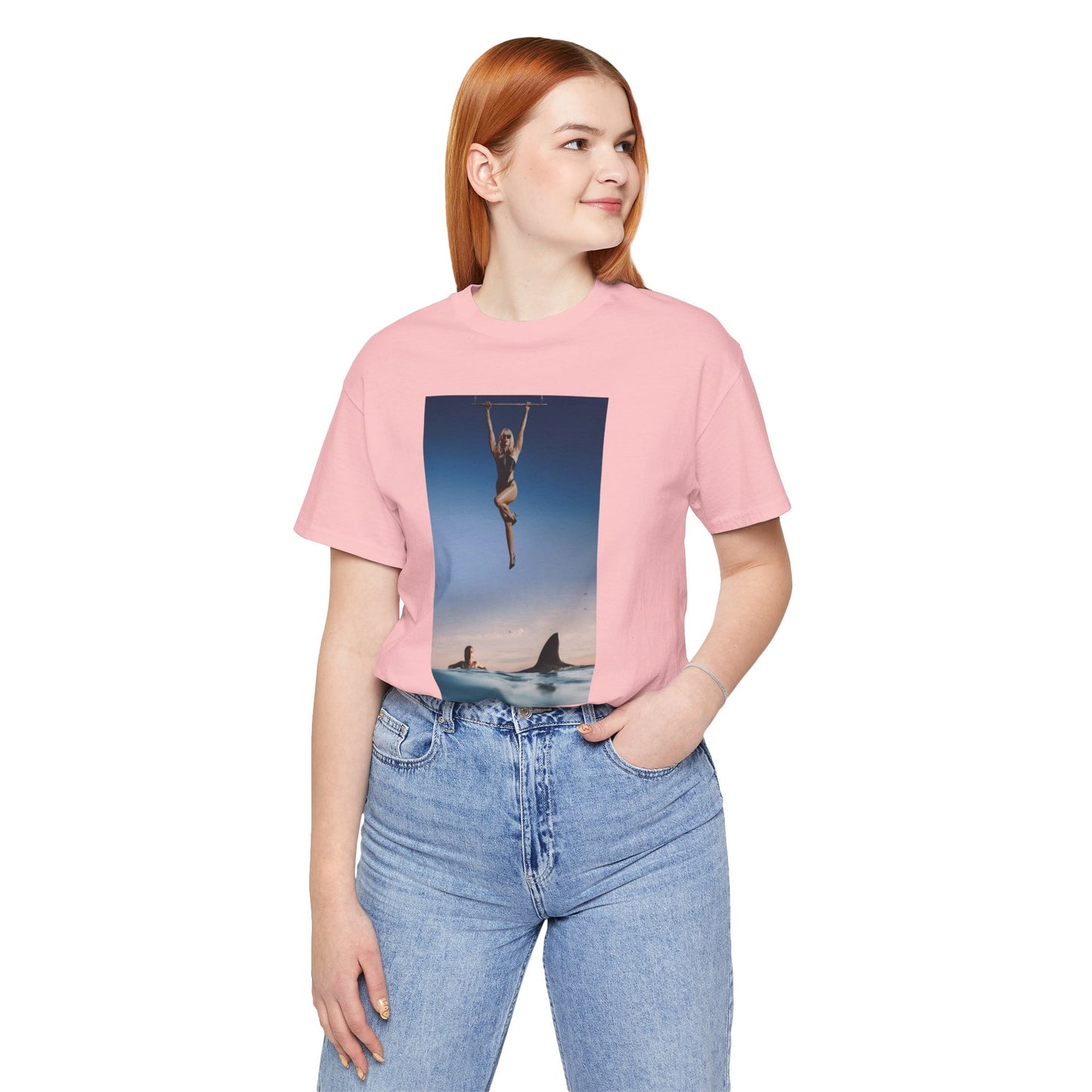 Dua Lipa x Miley (Radical Optimism Funny Spoof) Unisex Jersey Short Sleeve Tee