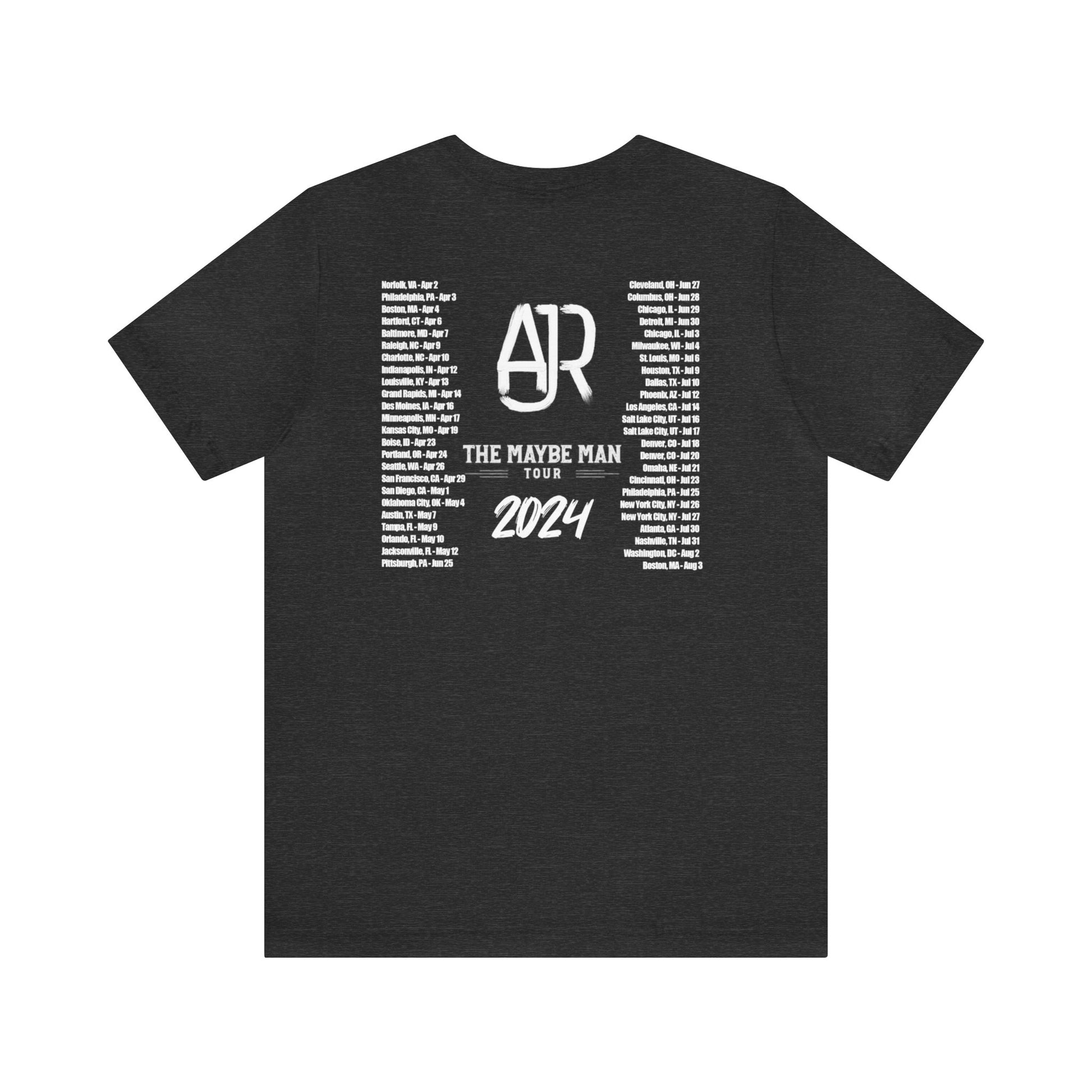 AJR The Maybe Man 2024 Tour Dates Unisex Jersey shirt