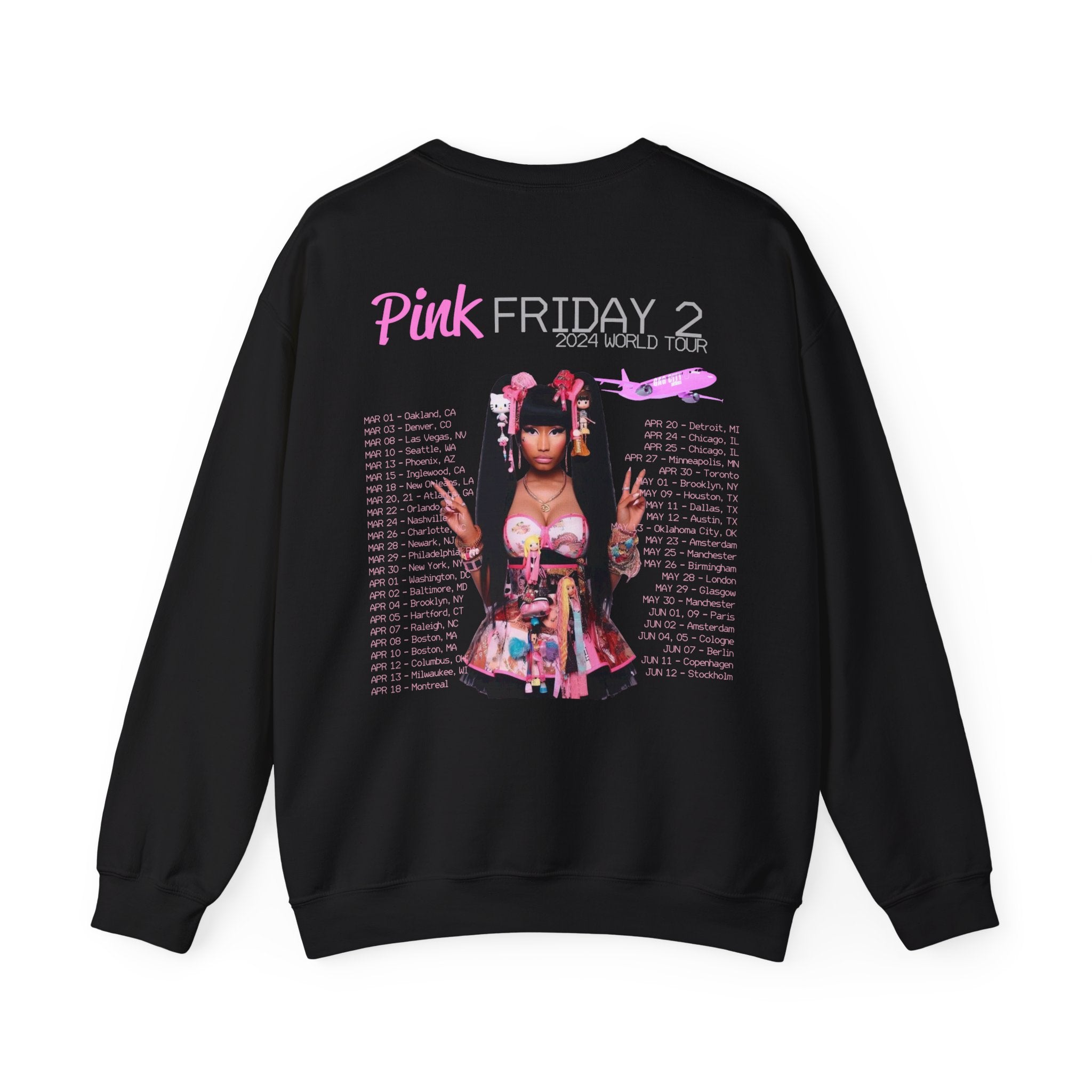 Pink Friday 2 (Nicki Minaj) 2024 Tour Sweatshirt – BUBBLE POPS