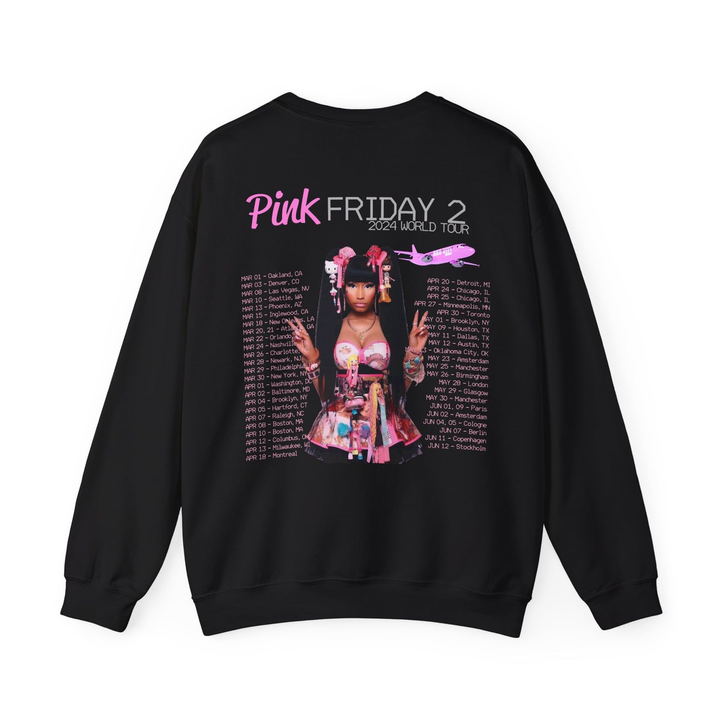 Pink Friday 2 (Nicki Minaj) 2024 Tour Sweatshirt