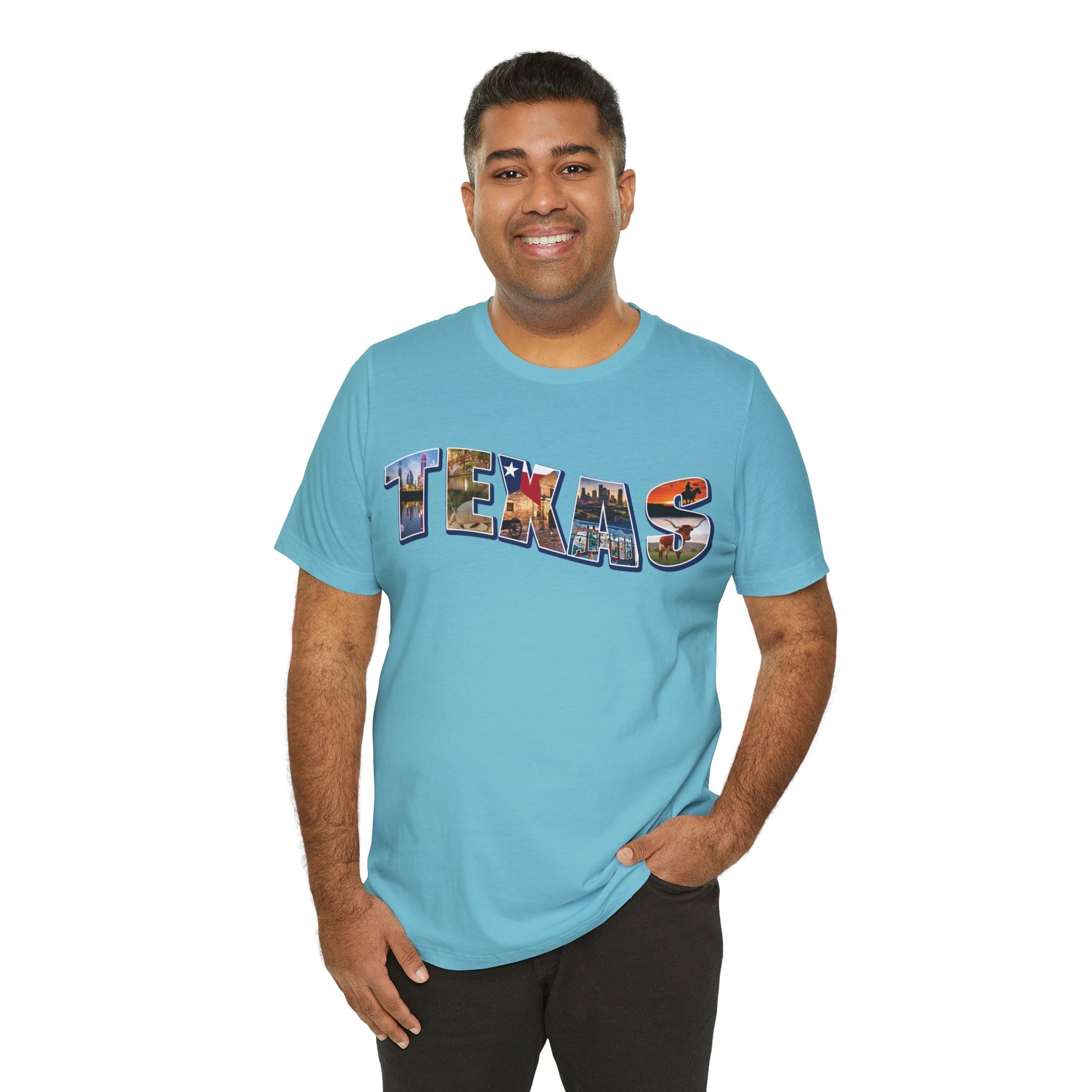 Texas State Collage Unisex Jersey Short Sleeve Tee