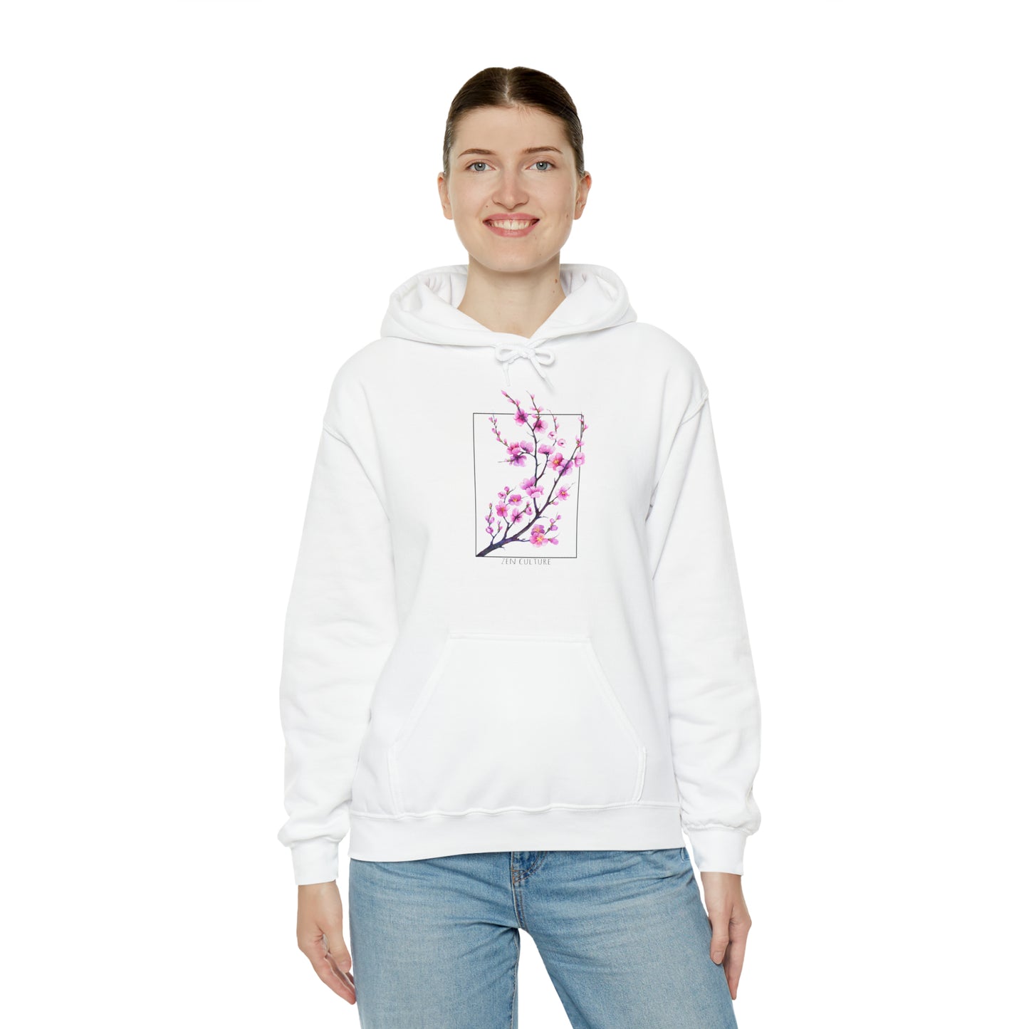 Blossom Serenity Sweatshirt -Zen Culture cherry blossom hoodie