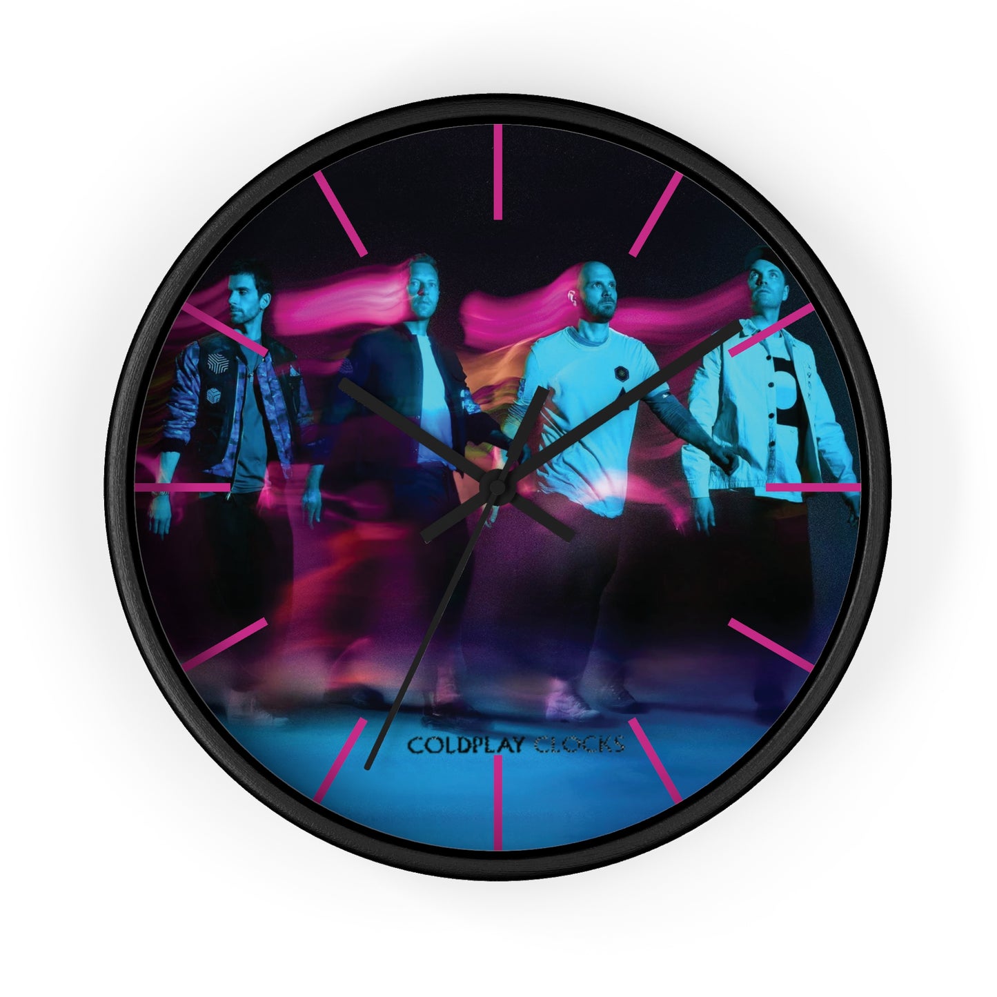 Coldplay band clocks song 2024 Wall Clock