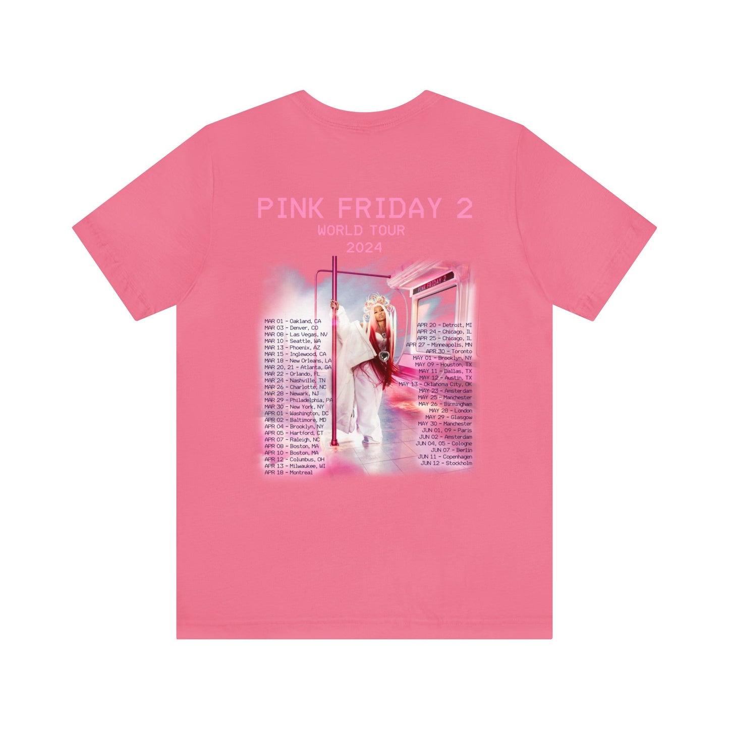 PINK FRIDAY 2 (Nicki Minaj) Gag City 2024 World Tour Shirt