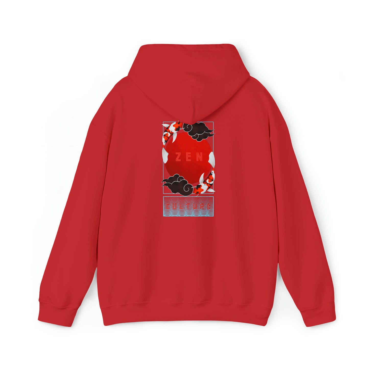 Zen Culture Koi Original Unisex Hooded Sweatshirt