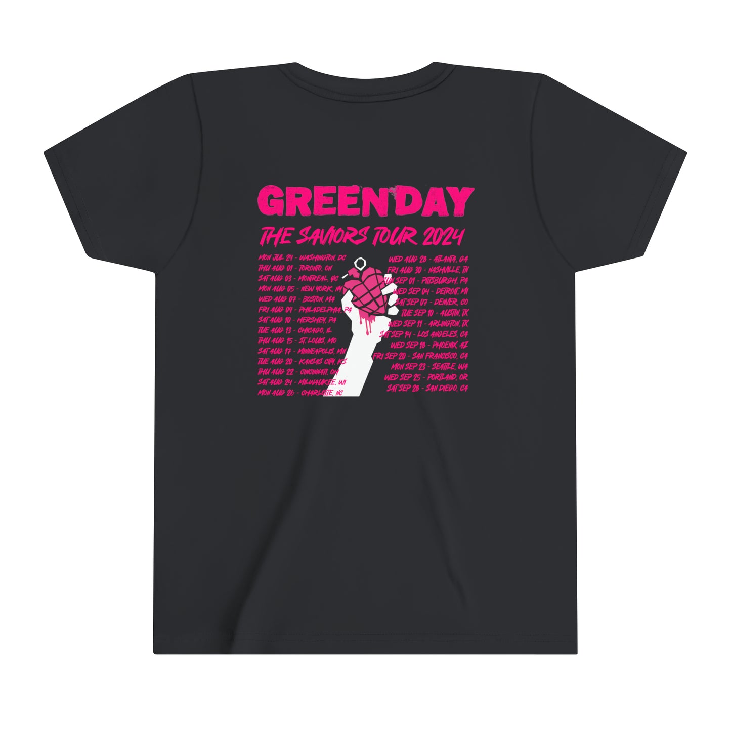 Green Day the Saviors tour 2024 Youth KIDS unisex Tee