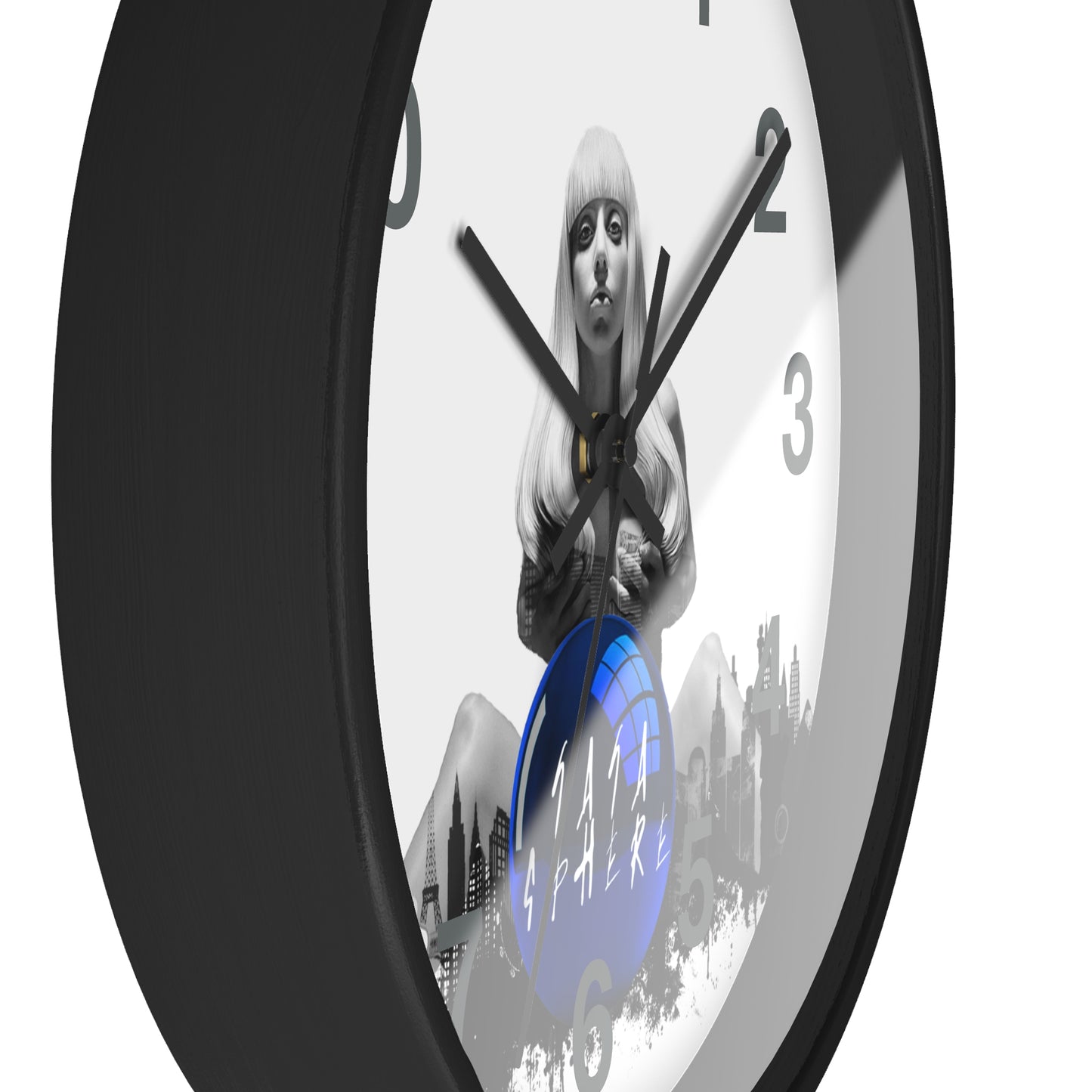 Lady Gaga Sphere Wall Clock