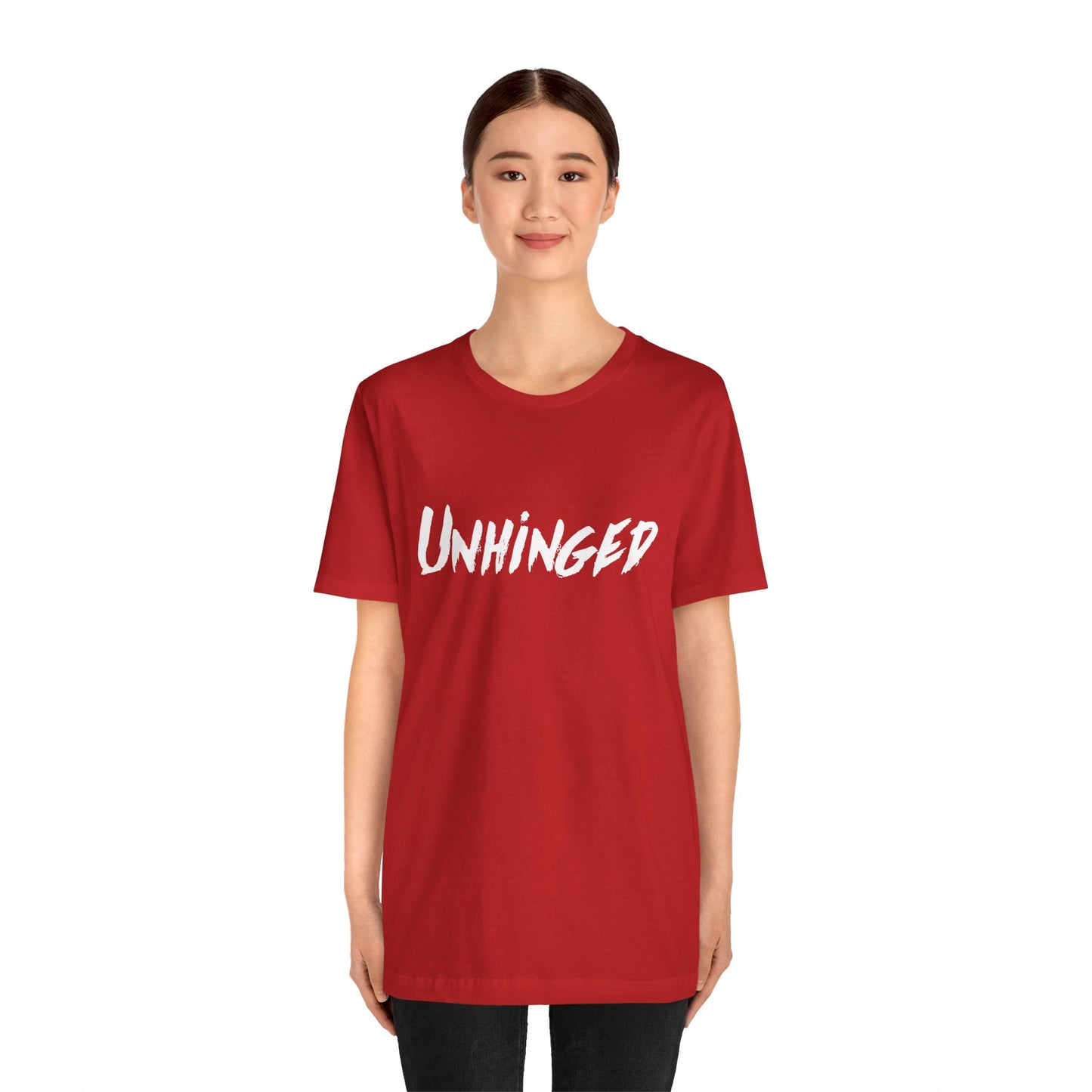 Unhinged Unisex Jersey Short Sleeve Tee