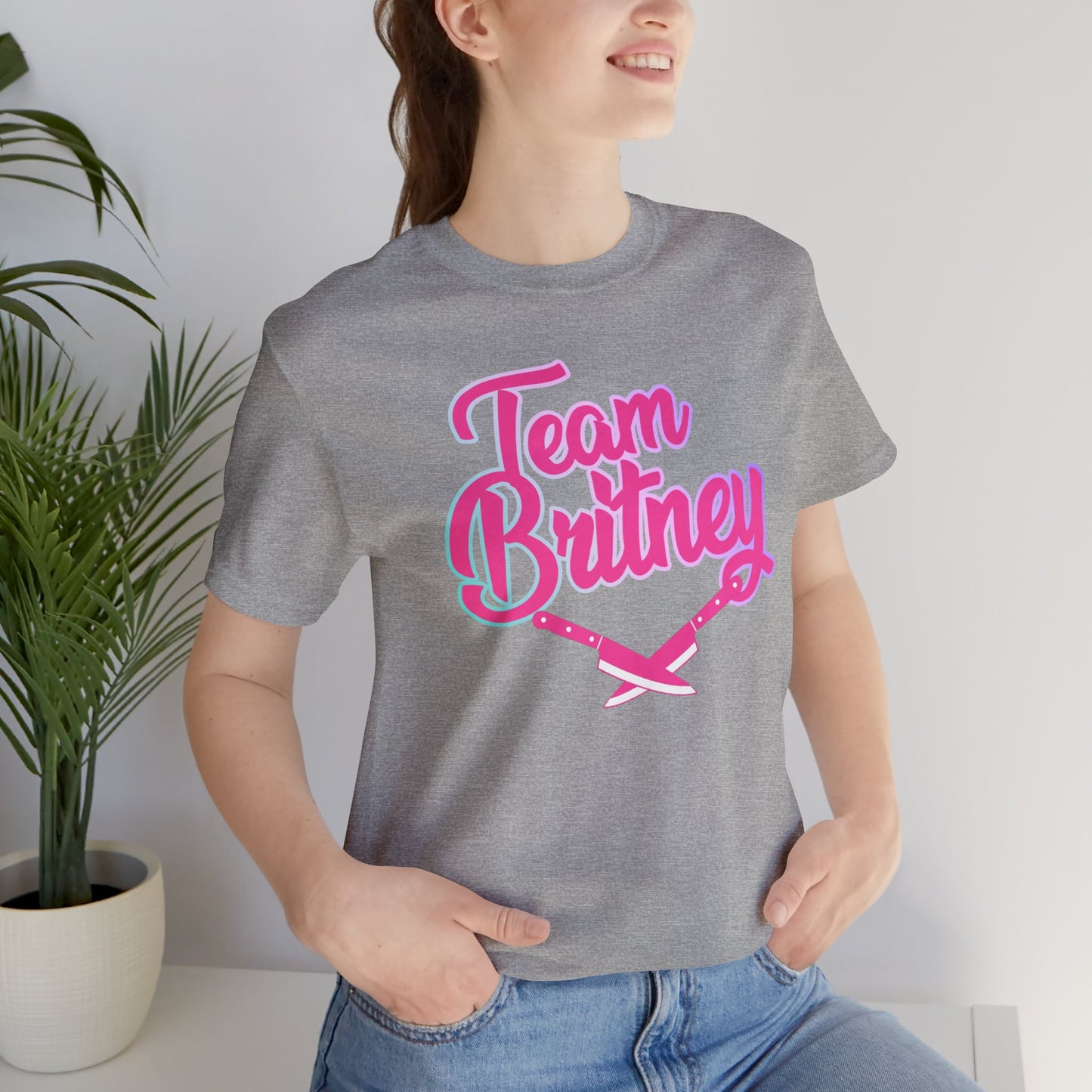 Team Britney (Knives) Unisex Jersey Short Sleeve Tee