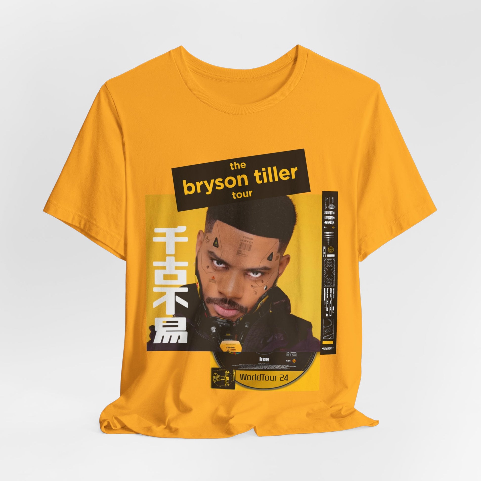 Bryson Tiller 2024 Tour (Double Sided With Dates) Unisex Shirt