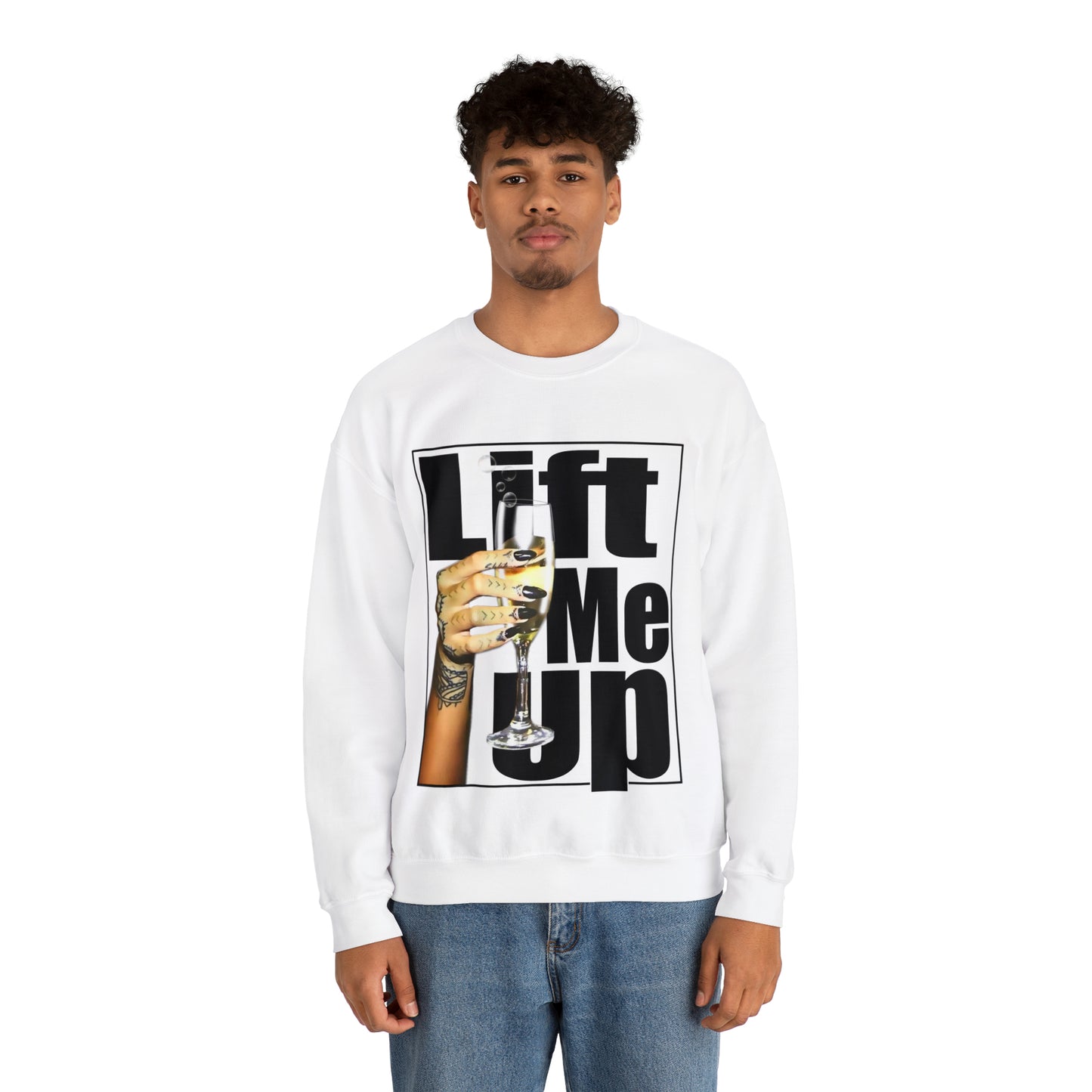 Lift Me Up (Rihanna) Cheers Unisex Crewneck Sweatshirt