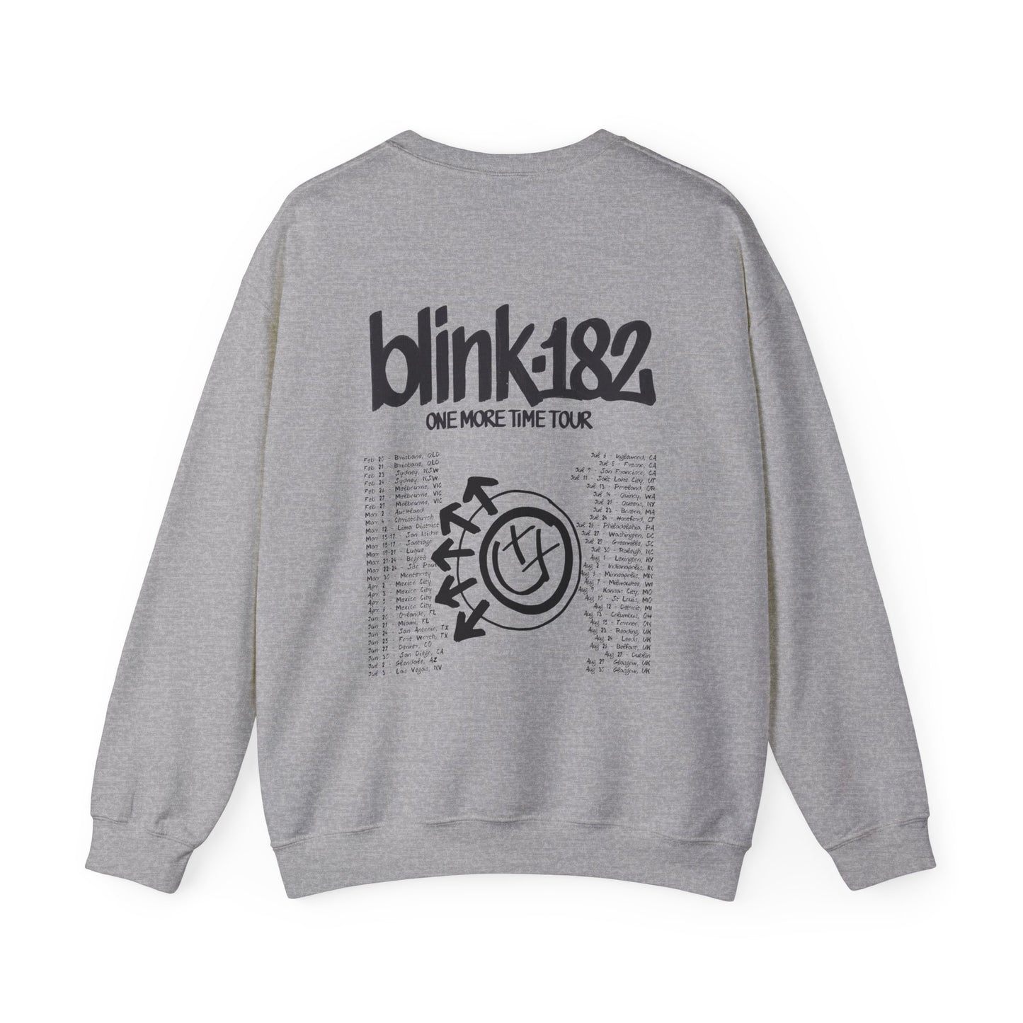 One More Time 2024 World Tour (Blink 182) Sweatshirt