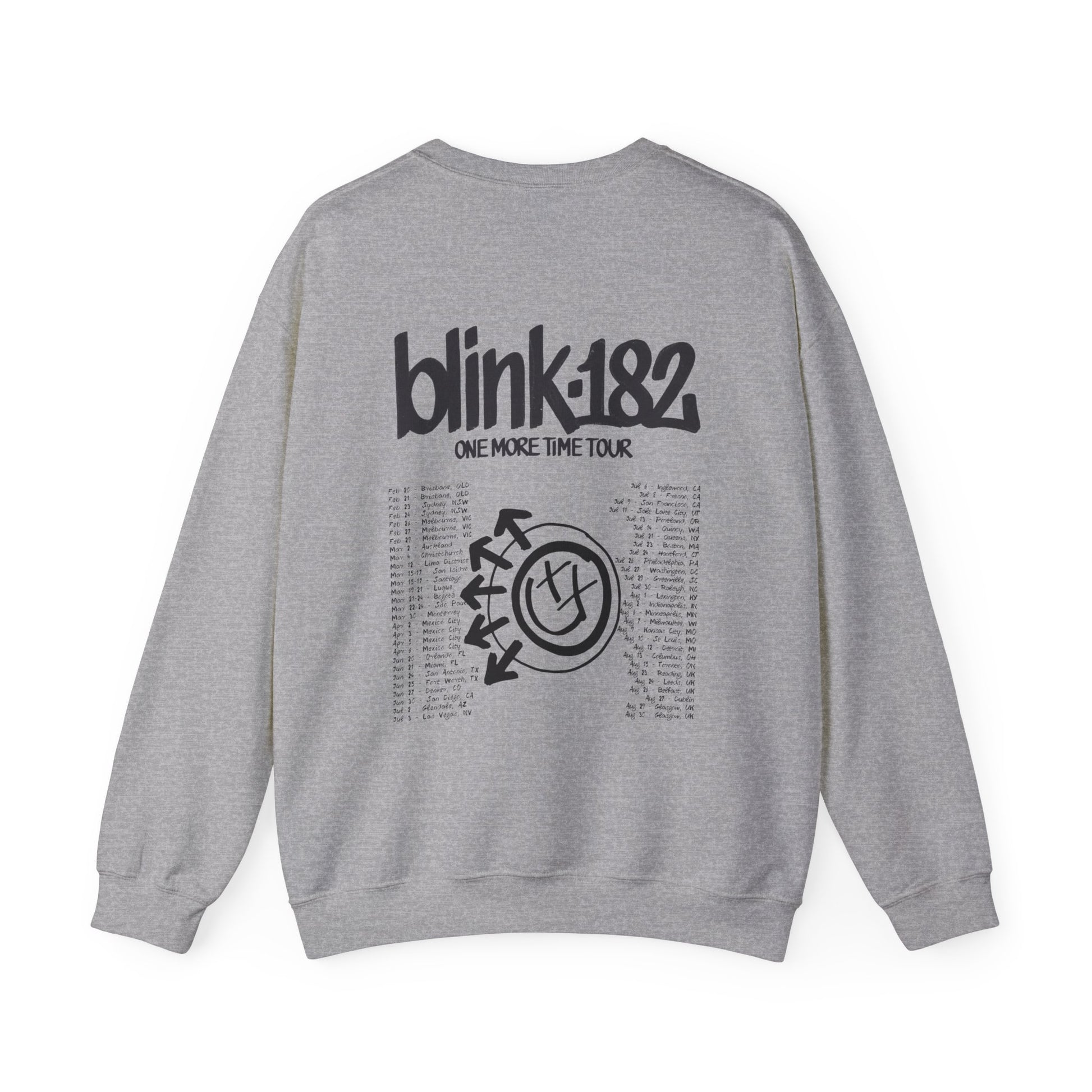 One More Time 2024 World Tour (Blink 182) Sweatshirt