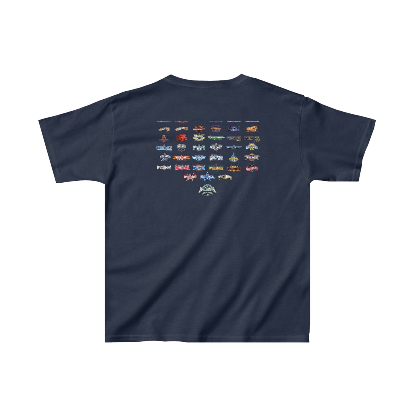 Kids WWE Wrestlemania logos Tee