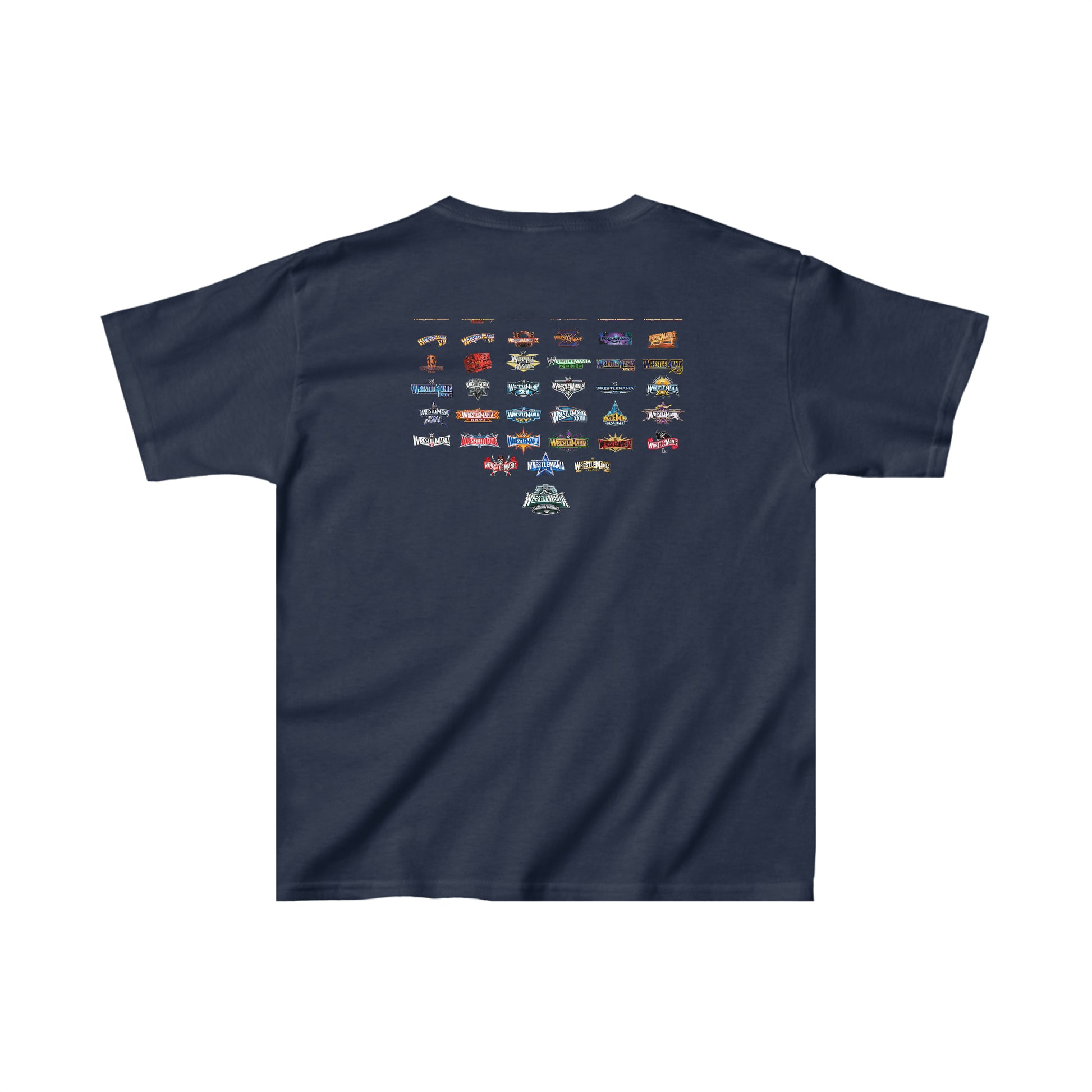 Kids WWE Wrestlemania logos Tee