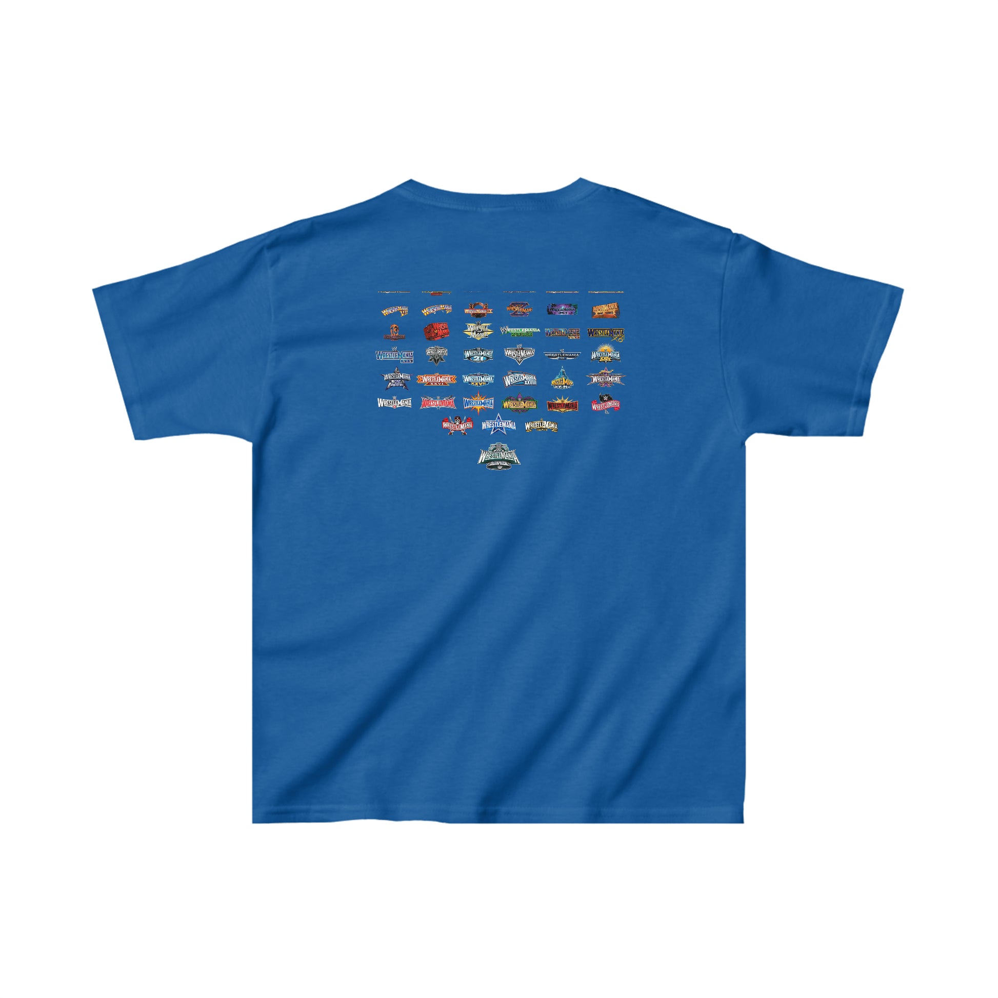 Kids WWE Wrestlemania logos Tee