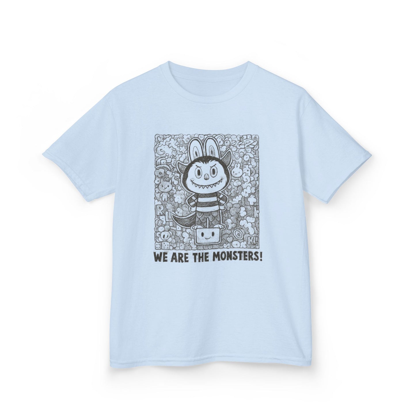We Are The Monsters! (Sketch Labubu-Inspired) Kid's Unisex Shirt