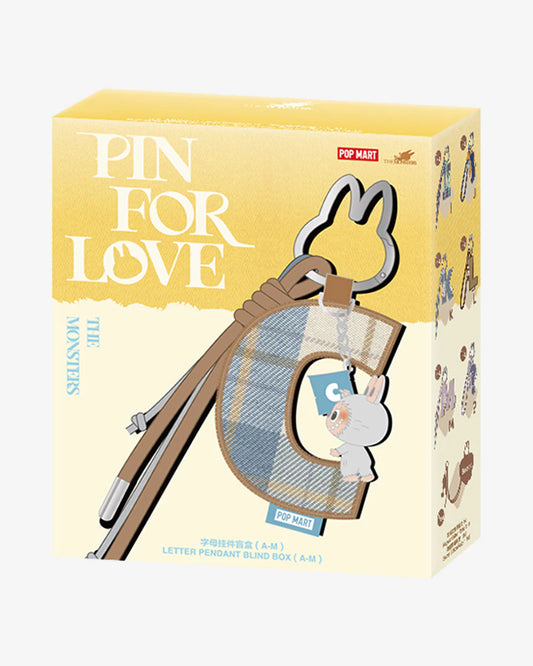 The Monsters: Pin For Love Letter Pendant Blind Box (A-Z)