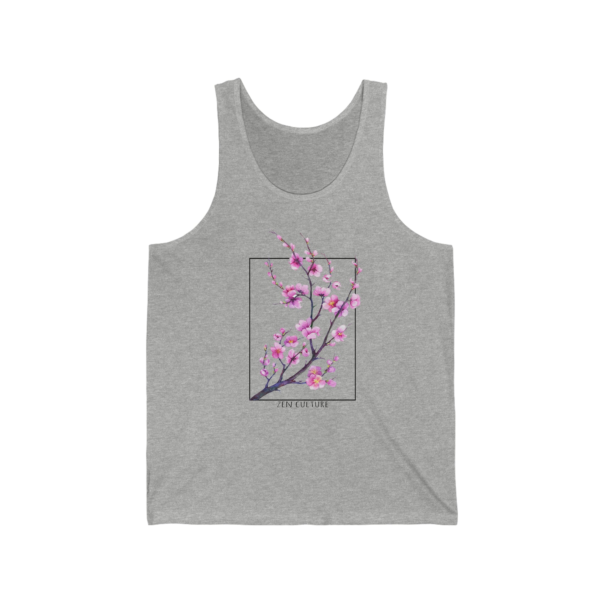 Cherry Blossom Zen Culture Japanese inspired Tank Top