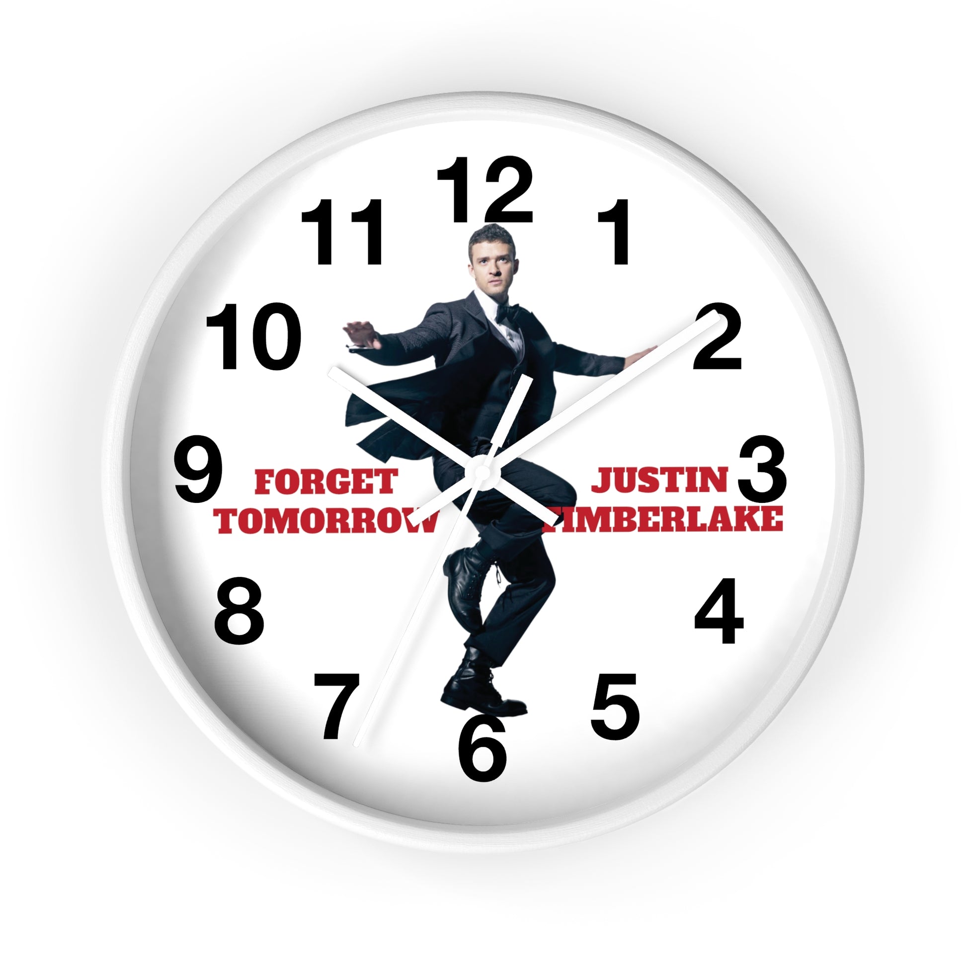 Justin Timberlake Forget Tomorrow 2024 Wall Clock