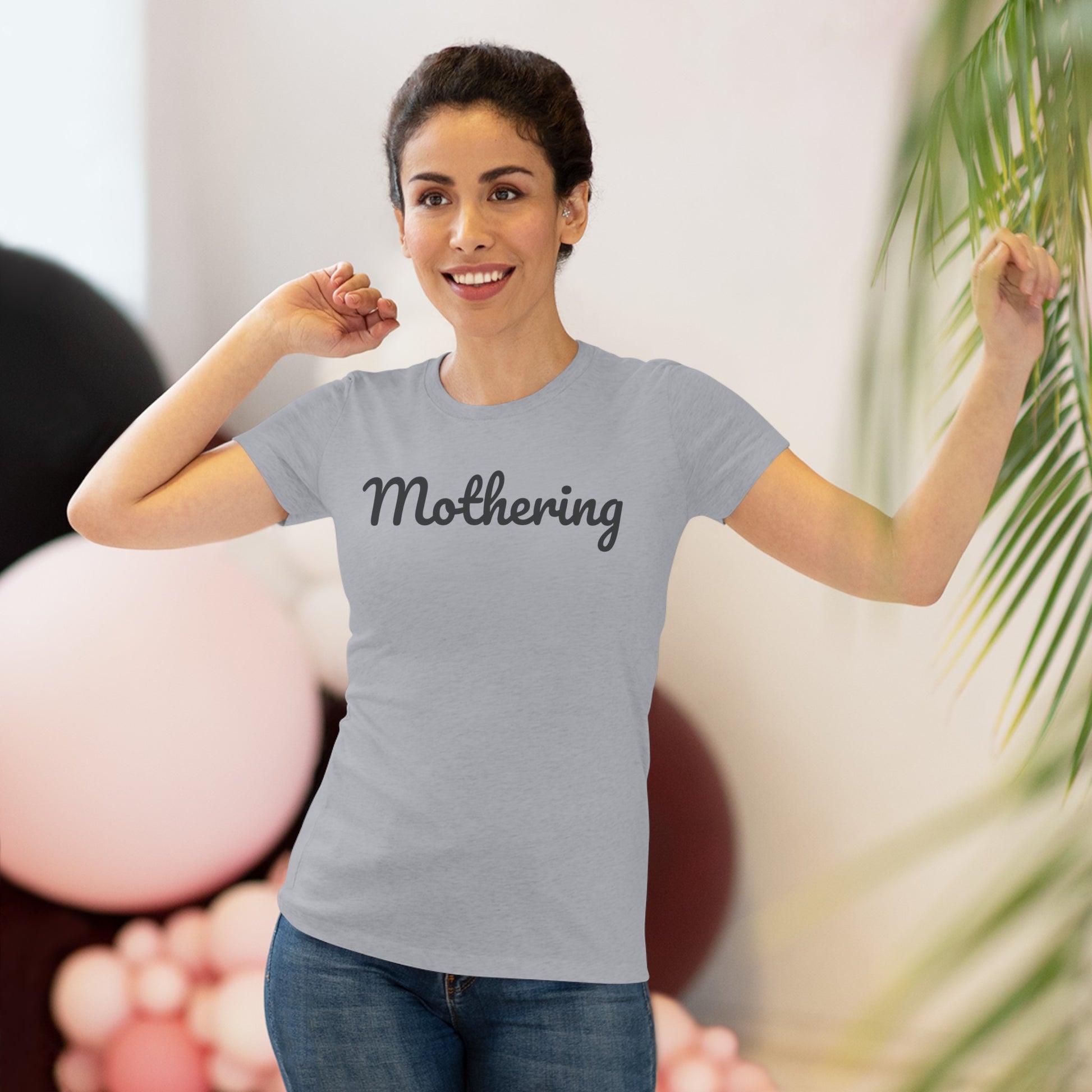 "Mothering" Women's Triblend Tee