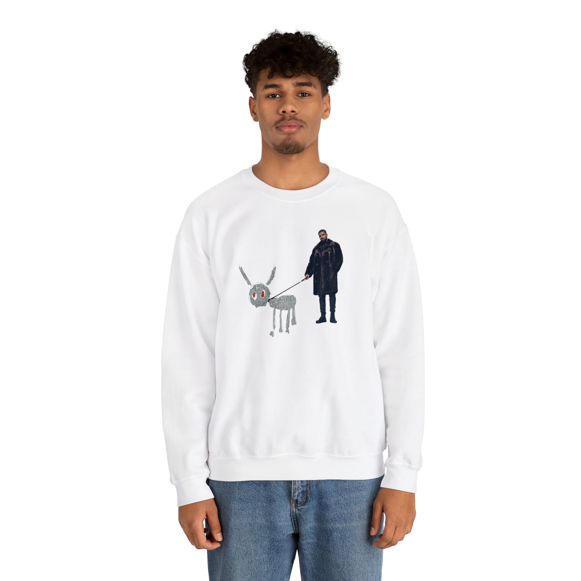 For All The Dogs (Drake) Unisex Heavy Blend™ Crewneck Sweatshirt