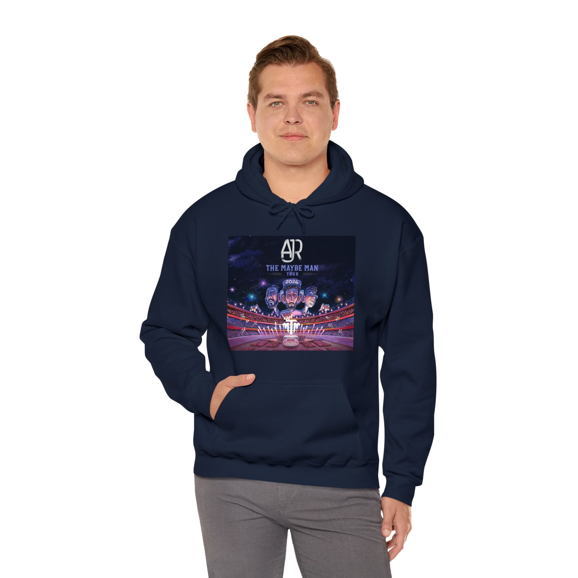 AJR the Maybe Man tour 2024 Hooded Sweatshirt