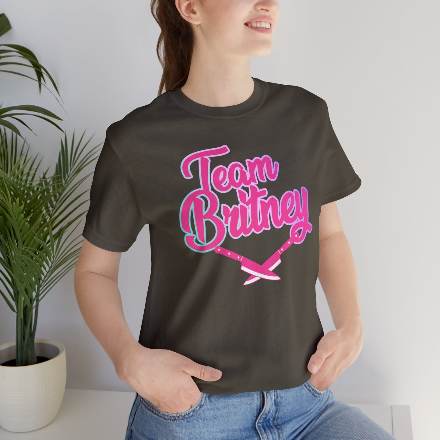 Team Britney (Knives) Unisex Jersey Short Sleeve Tee