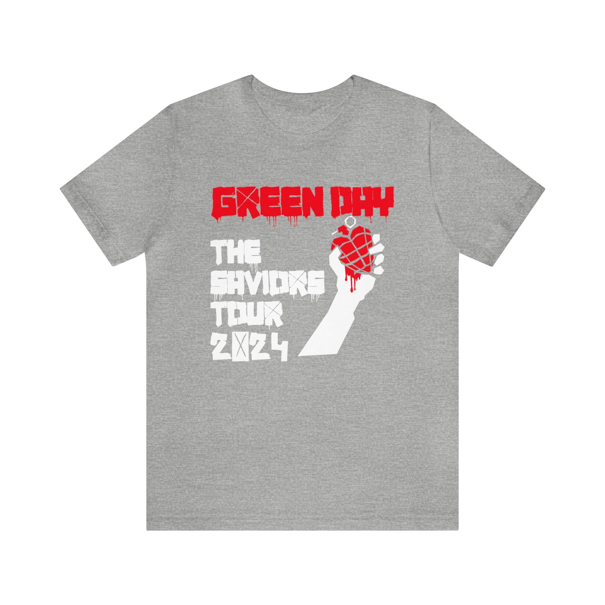 The Saviors Tour 2024 Grenade (Green Day) Unisex Jersey Tee