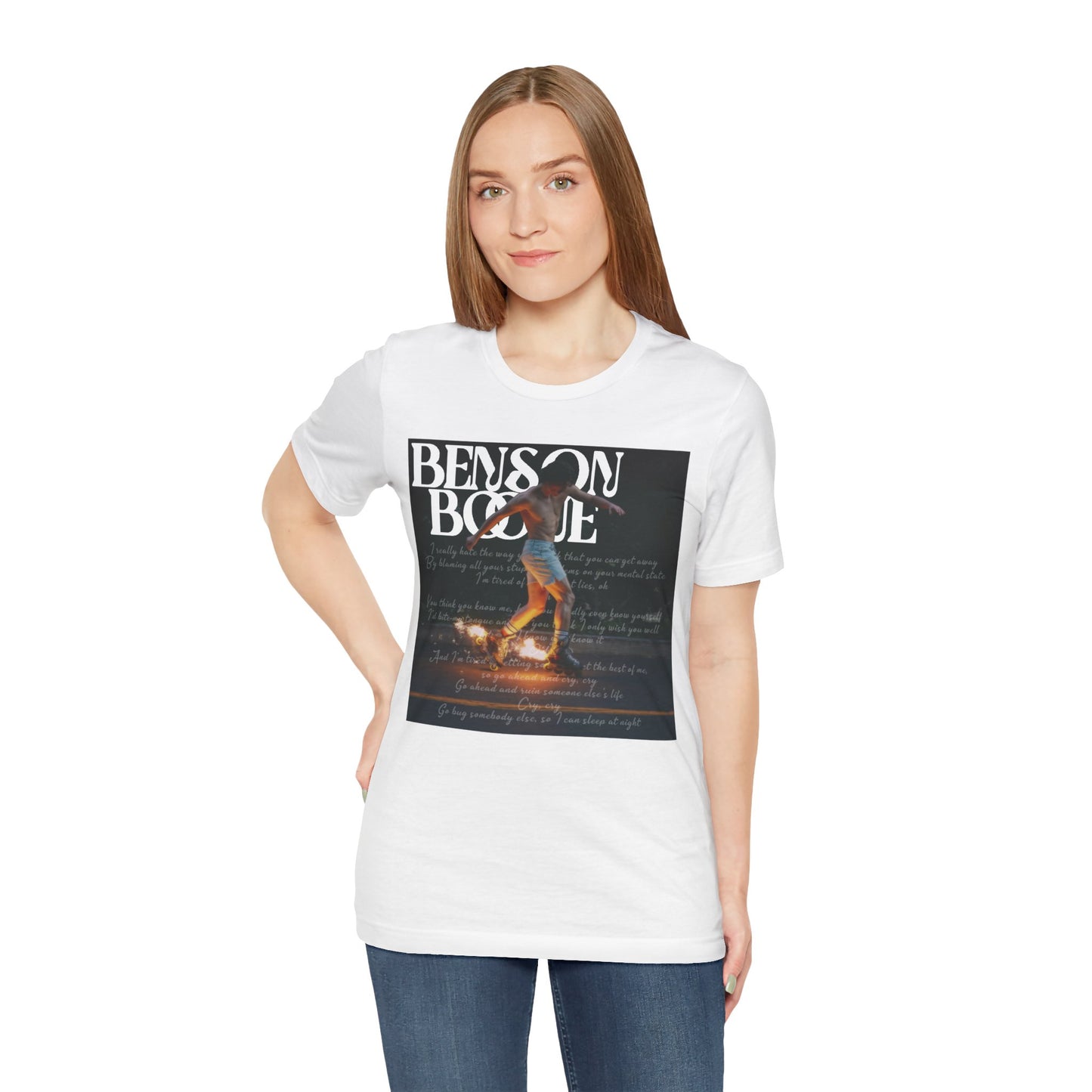 Benson Boone (CRY lyrics 2024 album) Tour Shirt Unisex Shirt