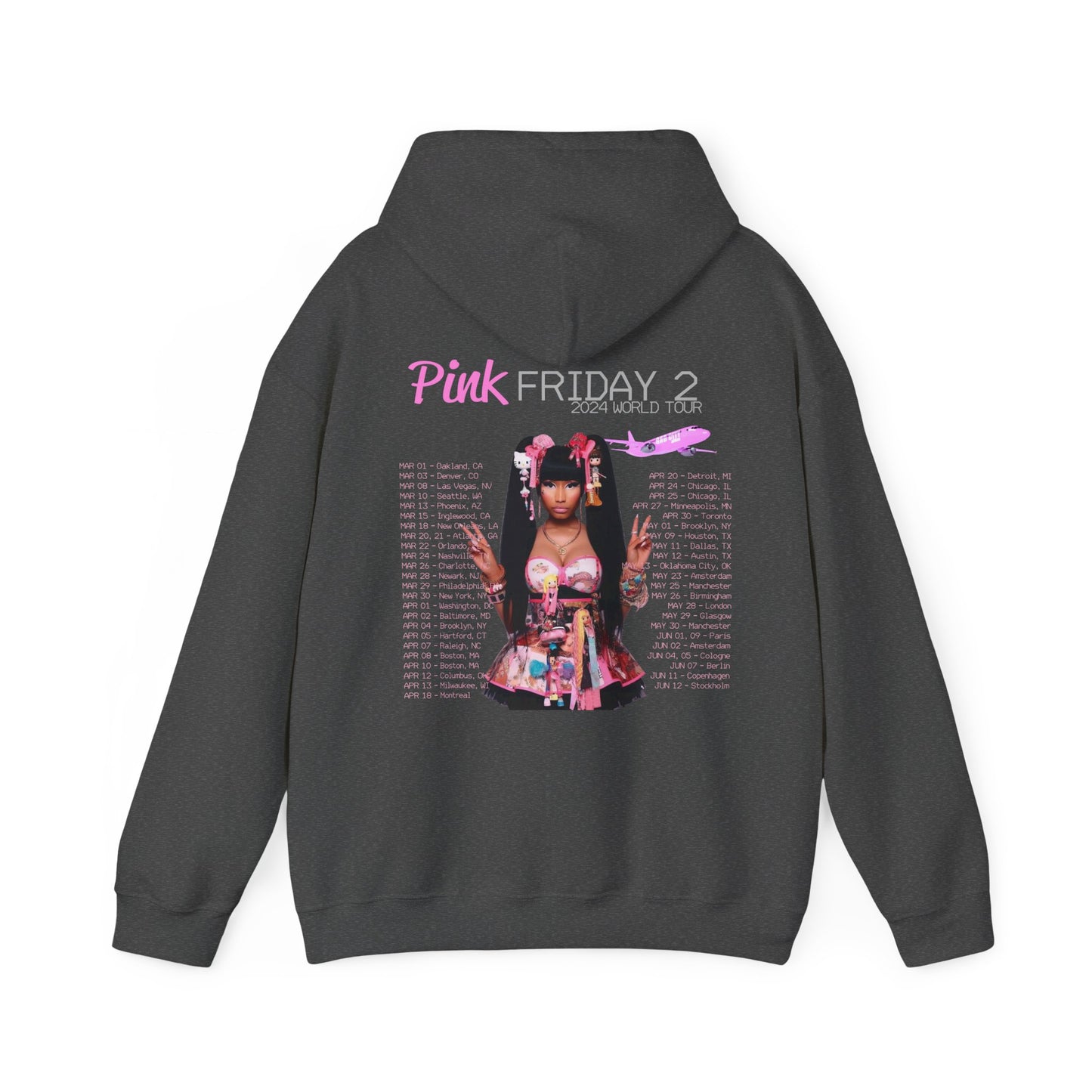 Pink Friday 2 (Nicki Minaj) 2024 Tour Hoodie