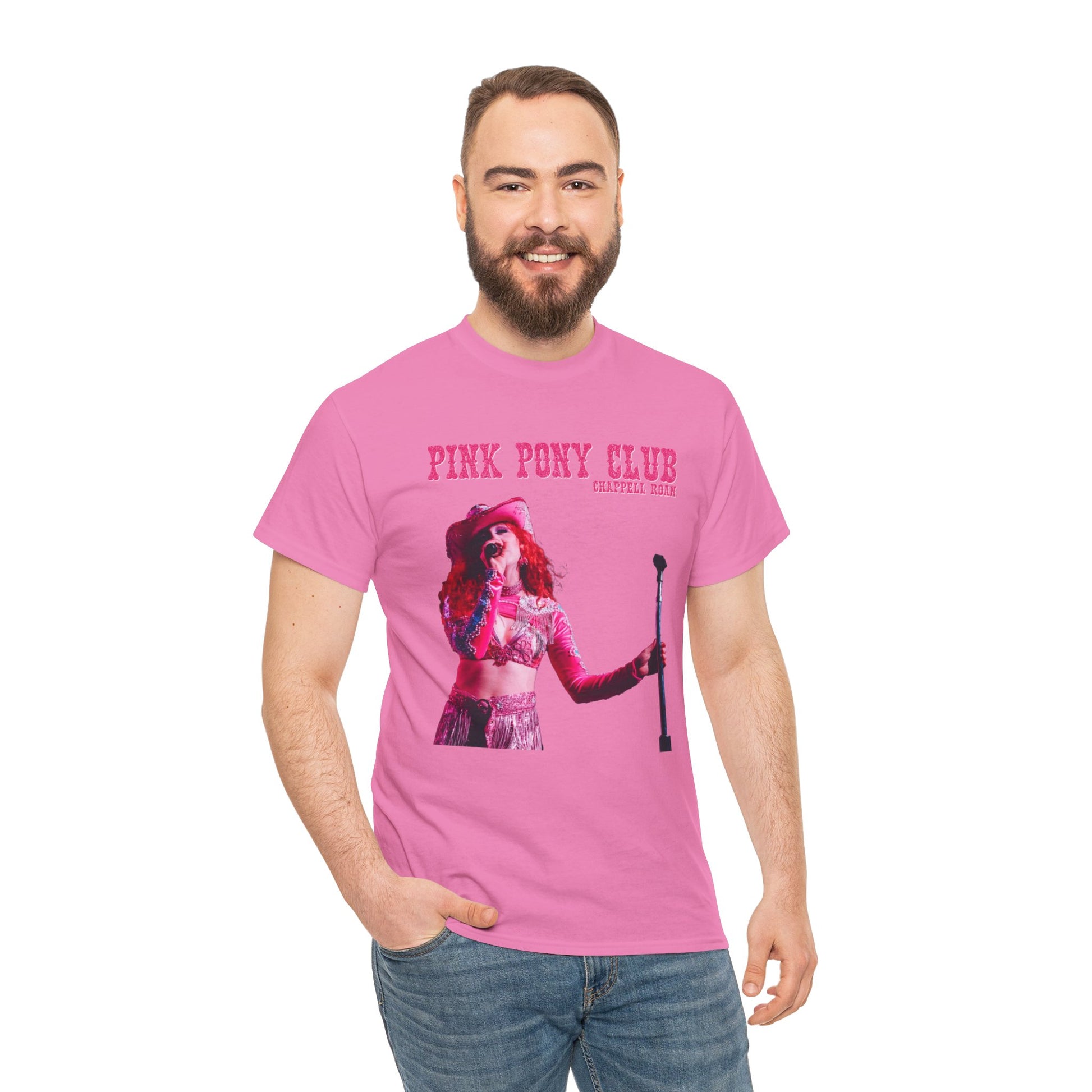 Pink Pony Club (Chappell Roan) Unisex Heavy Cotton Tee