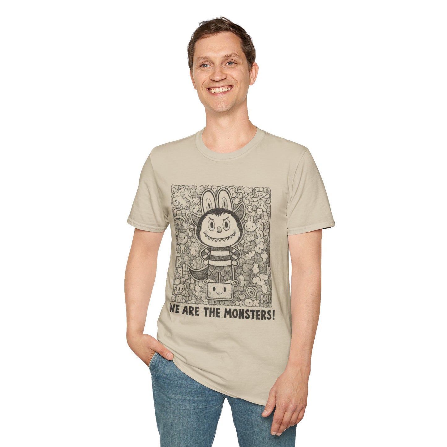 We Are The Monsters! (Sketch Labubu-Inspired) Adult Unisex Shirt