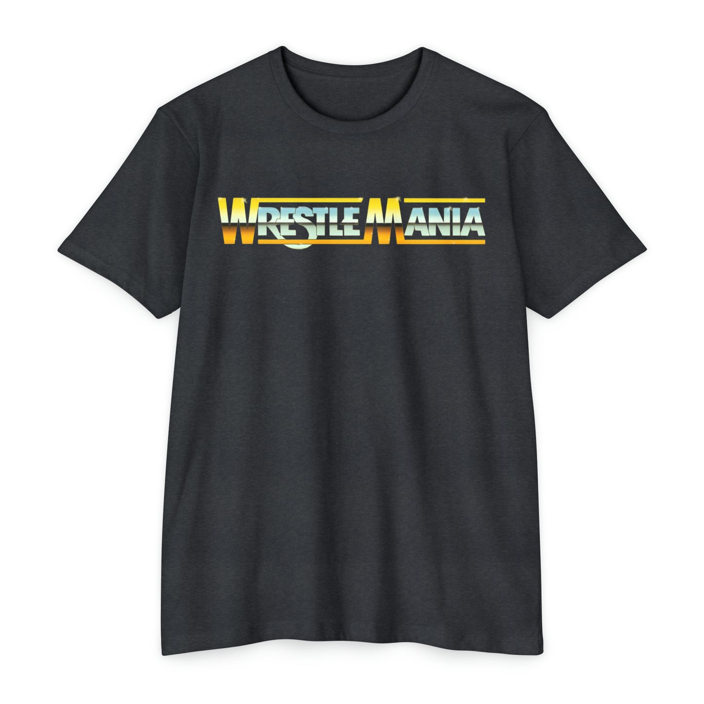 Wrestlemania logo 1-40 wwe history unisex Jersey T-shirt