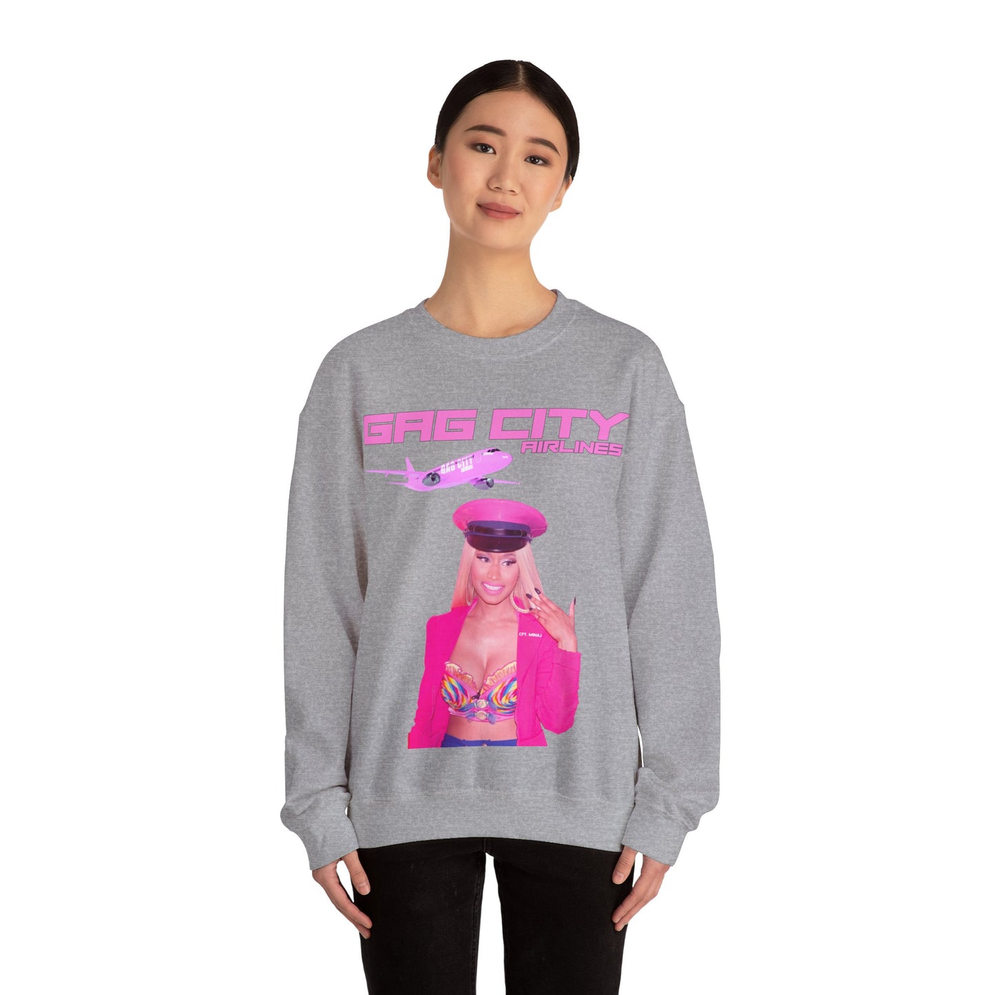 GAG CITY Airlines (Nicki Minaj Pink Friday 2 Tour) Sweatshirt