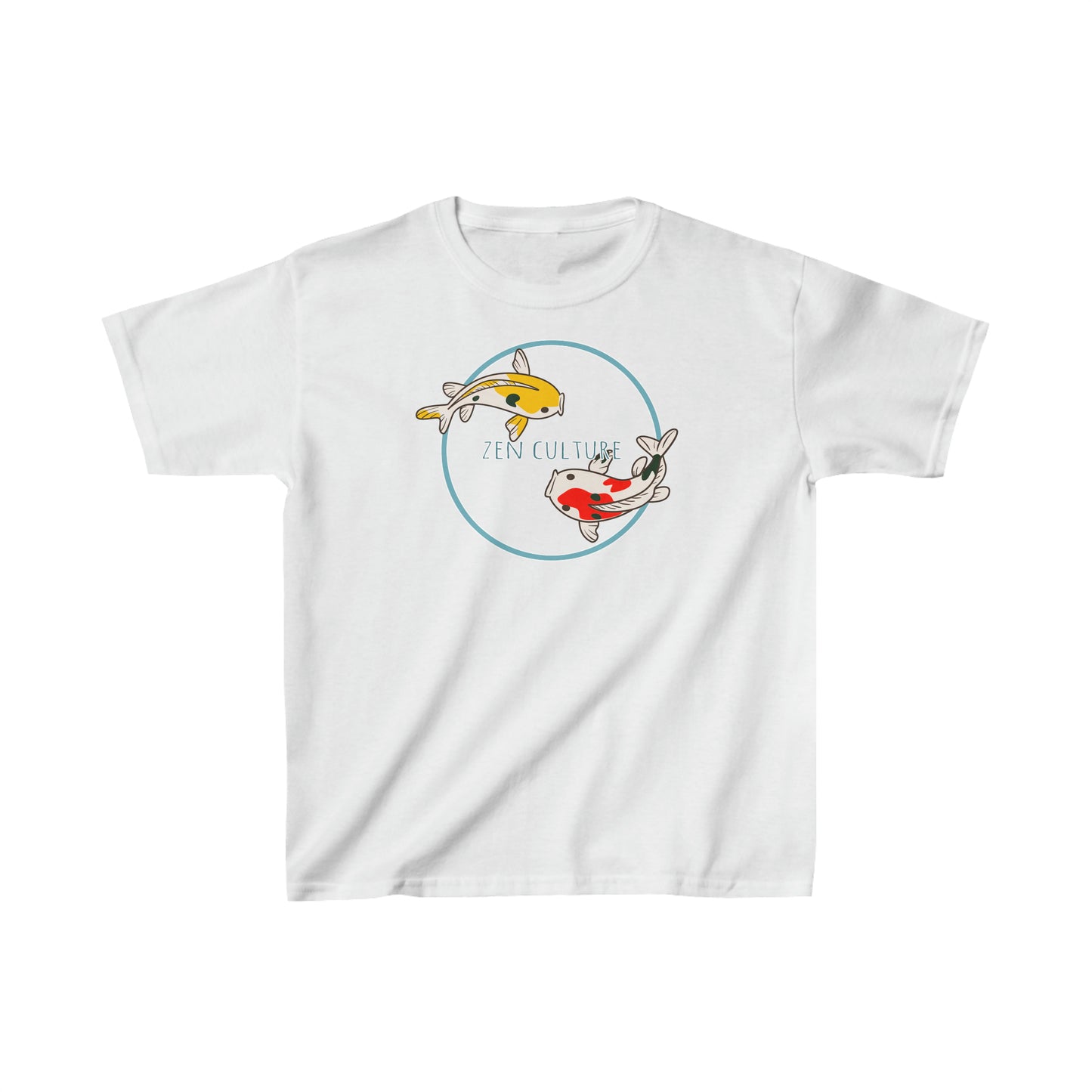 Koi Serenity Kids Teen Tee shirt Zen Culture