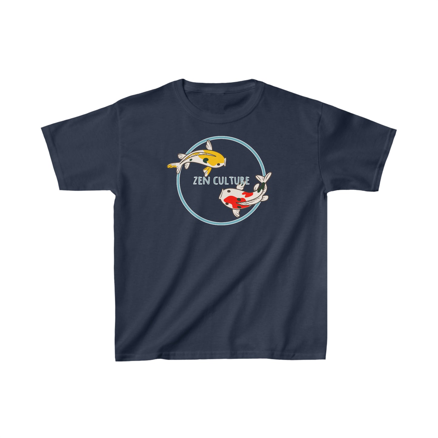 Koi Serenity Kids Teen Tee shirt Zen Culture