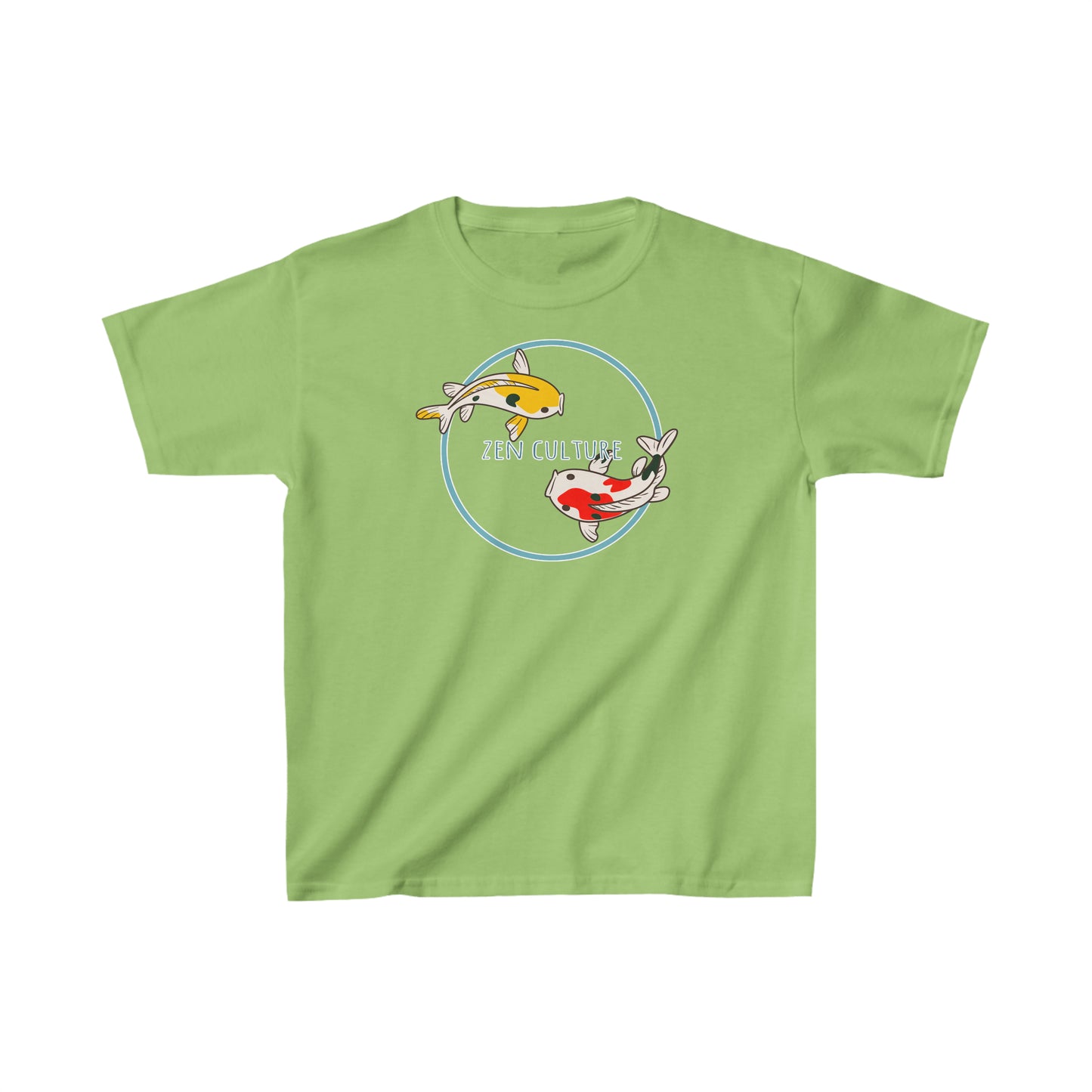 Koi Serenity Kids Teen Tee shirt Zen Culture