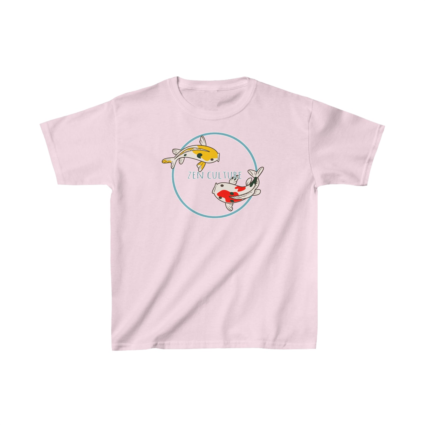 Koi Serenity Kids Teen Tee shirt Zen Culture