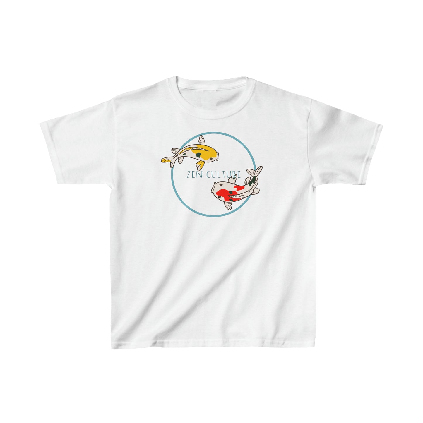 Koi Serenity Kids Teen Tee shirt Zen Culture