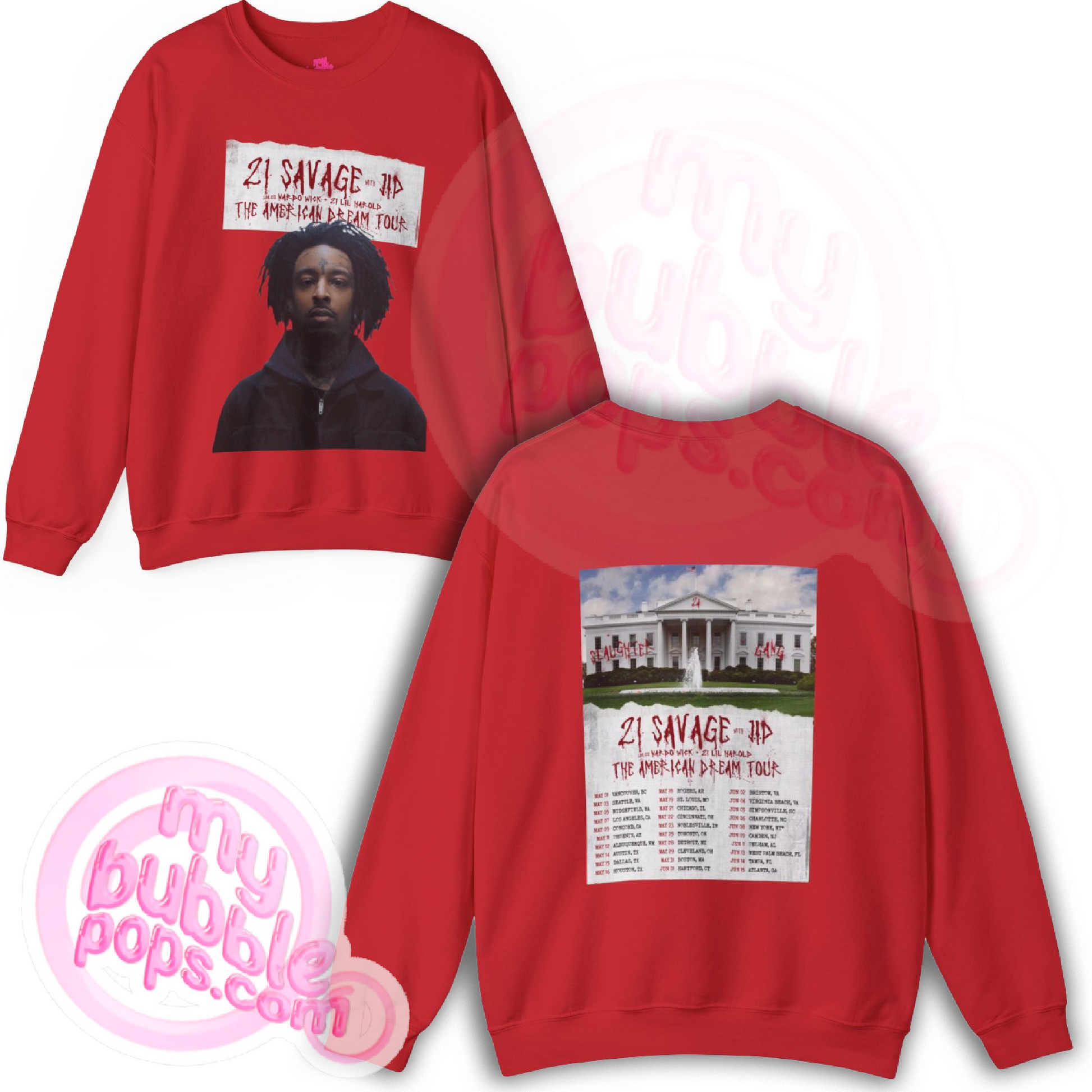 21 Savage THE AMERICAN DREAM Tour (2024) Sweatshirt